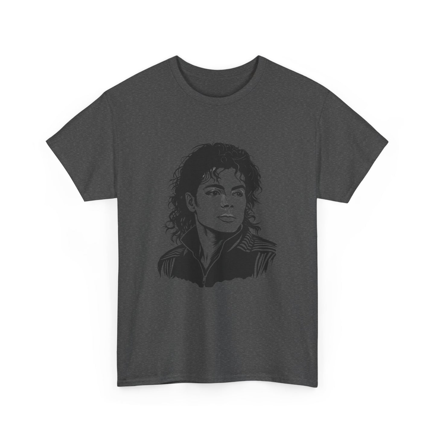 Michael Inspired Unisex Heavy Cotton Tee, Vintage Style Shirt, Retro Graphic Tee, Music Lover Gift, Unisex Casual Wear