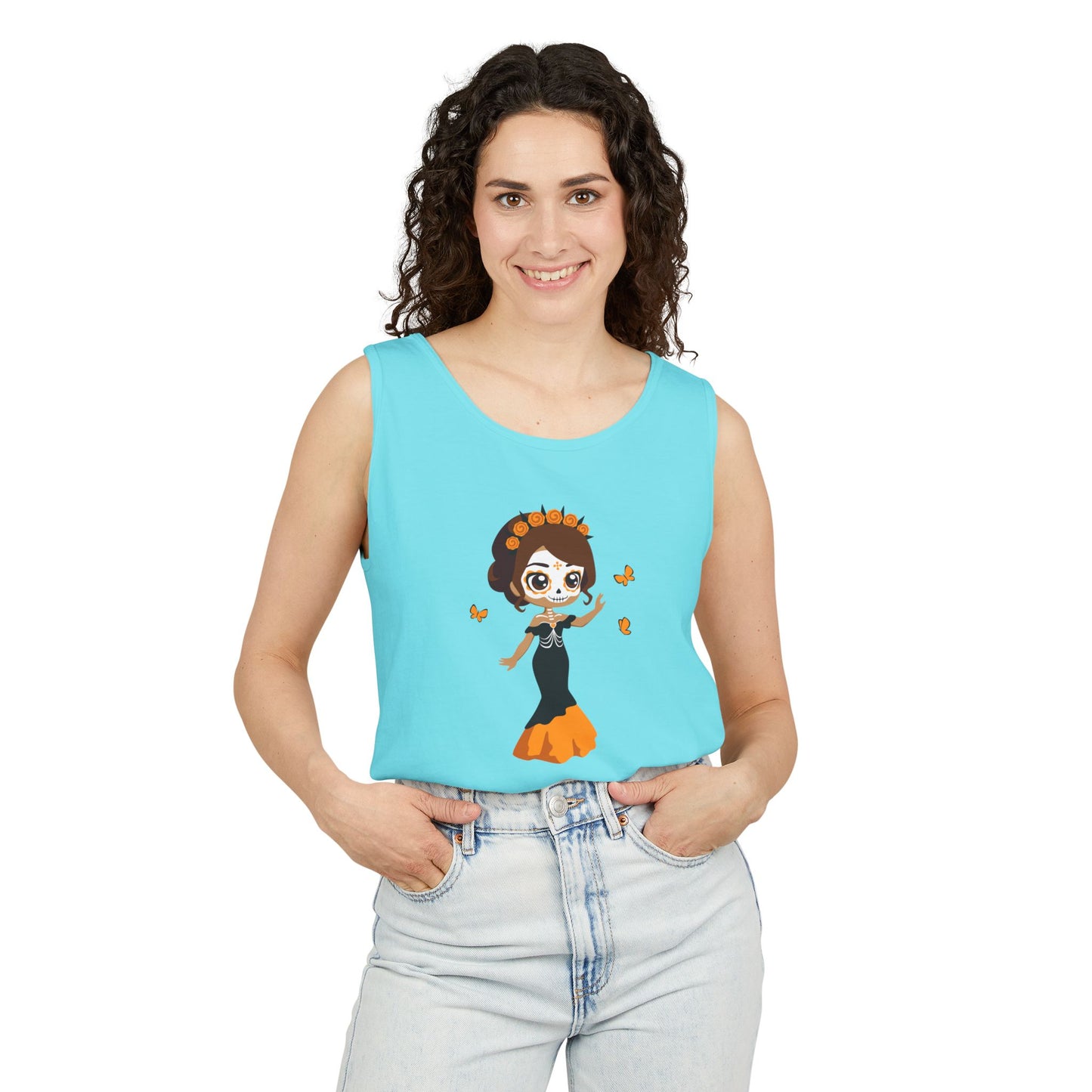 Celebrate Life Tank Top, Unisex , Day of the Dead
