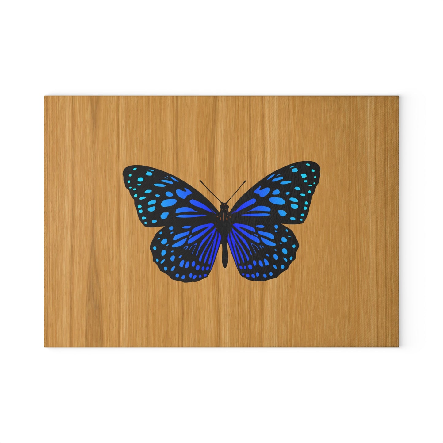 Butterfly Glass Cutting Board, Unique Kitchen Art, Gifts for Chefs, Wedding Registry, Butterfly Decor, Nature Lover Present