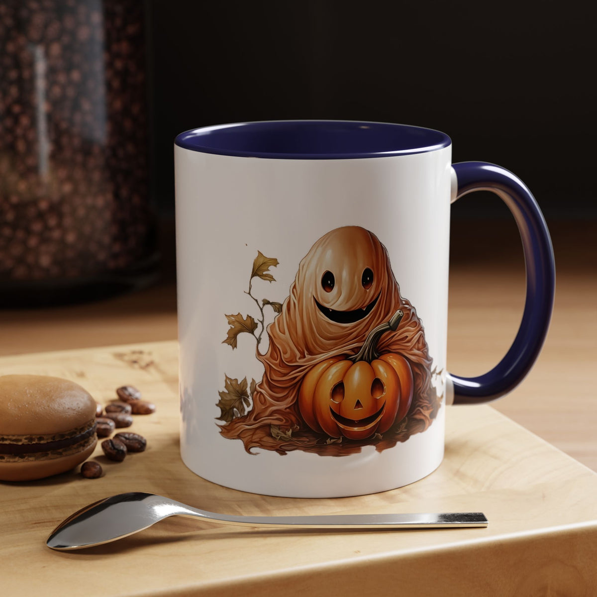Whimsical Halloween Coffee Mug | Pumpkin-Inspired Drinkware, Cute Fall Decor, Gift for Pumpkin Lovers, Cozy Autumn Vibe