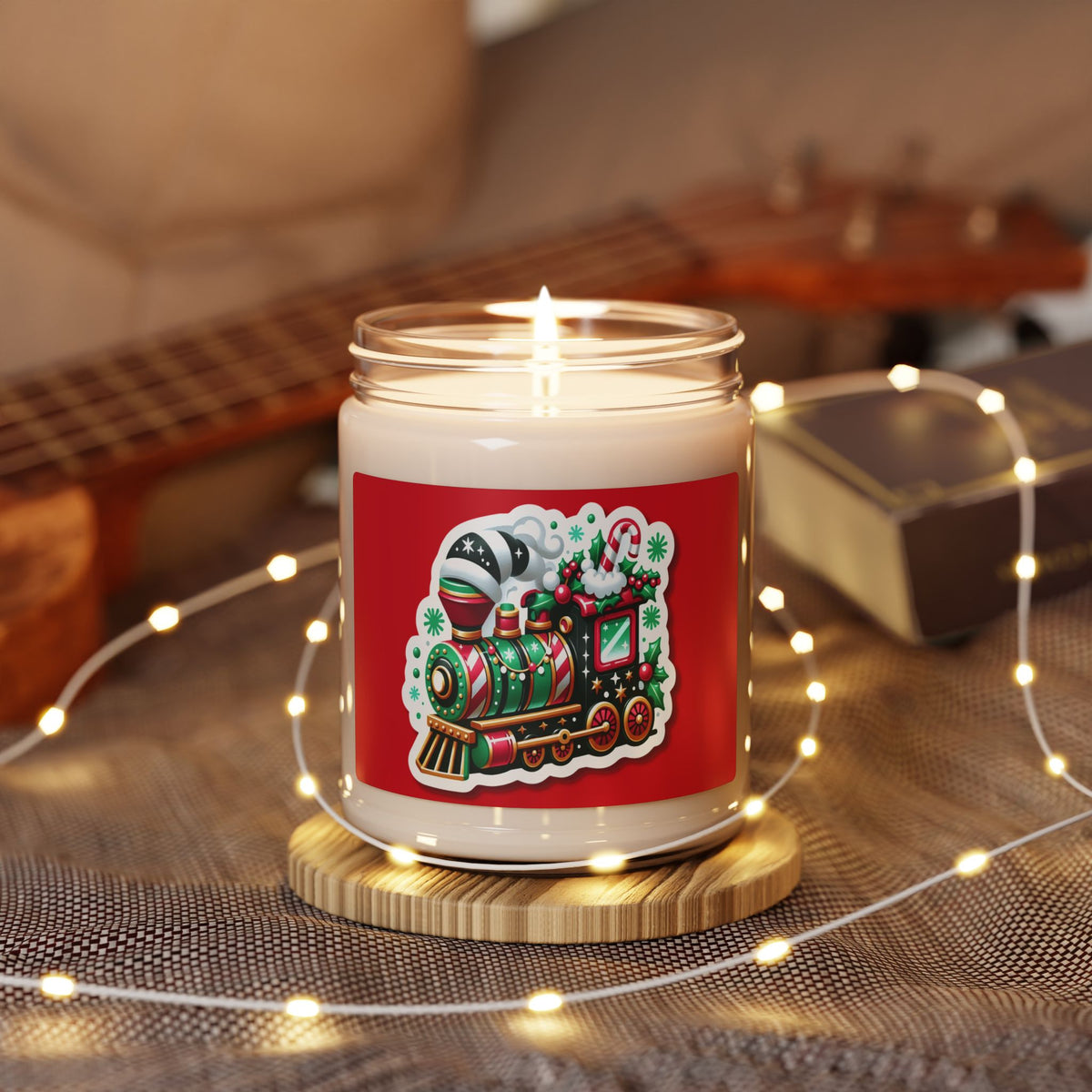 Christmas Train Scented Soy Candle — 9oz Holiday Holidayjar Gift
