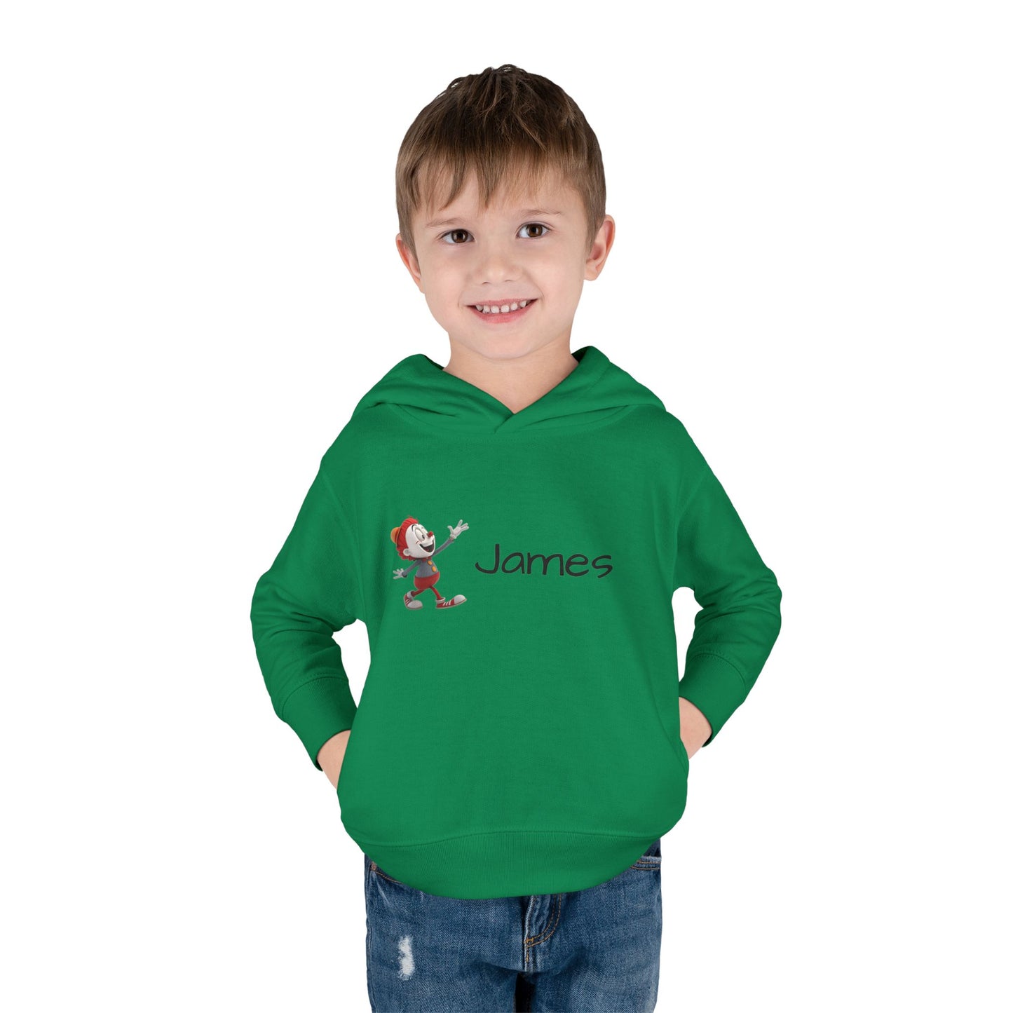 Personalized Toddler Hoodie with Customizable Name, Cozy Kids Pullover, Great for Birthdays, Playdates, Holidays, Gift Idea