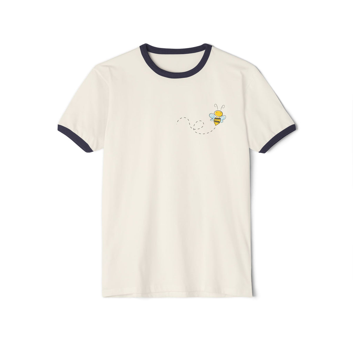 Vintage Floral Ringer Tee – '7 Rare Ever-Blooming Roses' Retro Bouquet Graphic