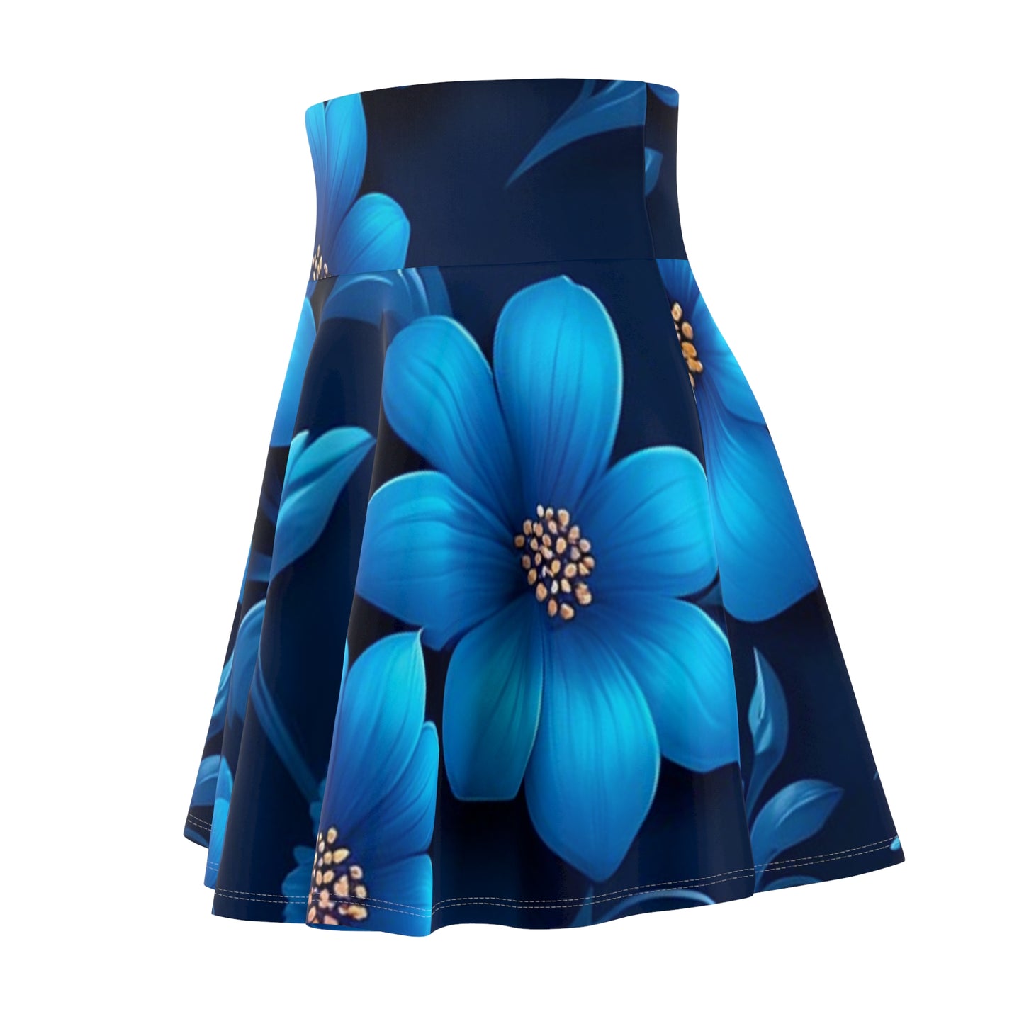Floral Elegance Women's Skater Skirt, AOP Floral Print Casual Skirt, Spring Fashion, Women's Summer Skirt, Boho Chic, Gift for Her