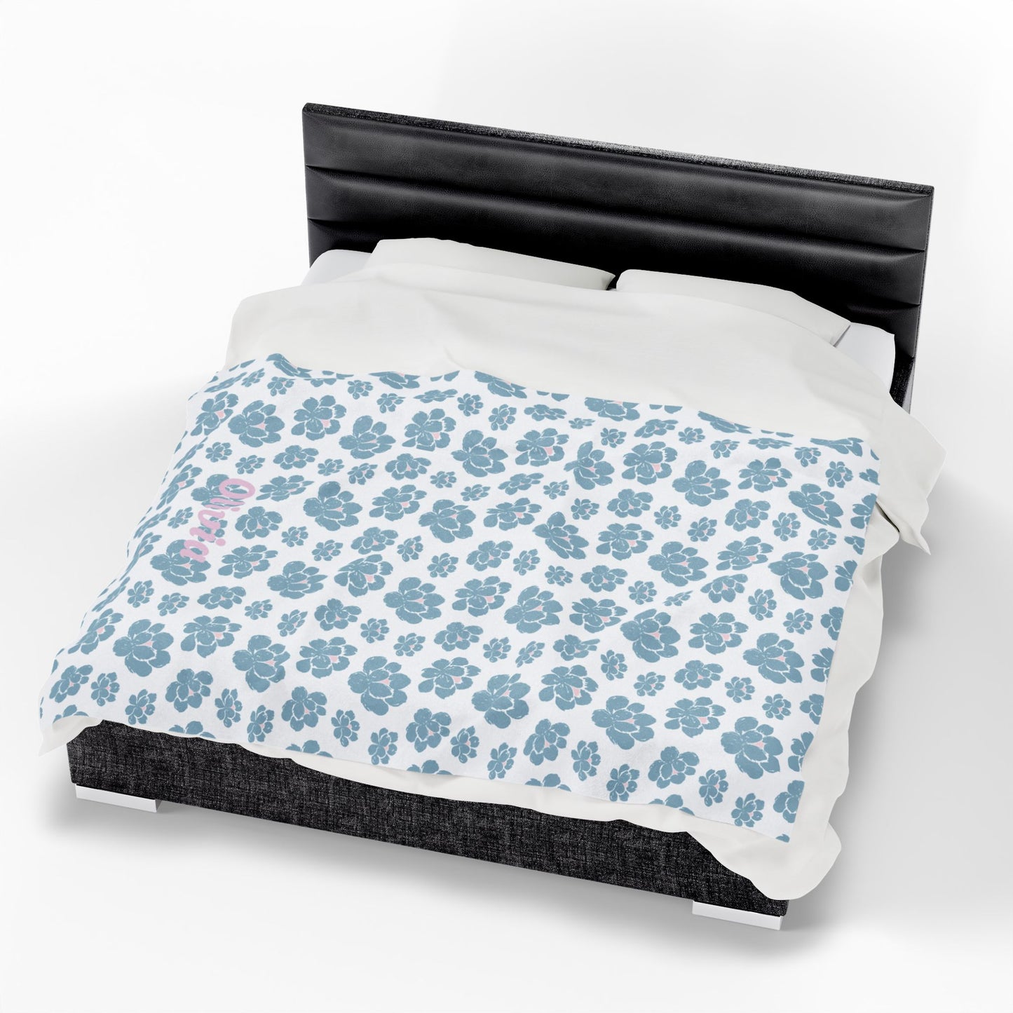 Cozy Velveteen Plush Blanket - Name - Olivia