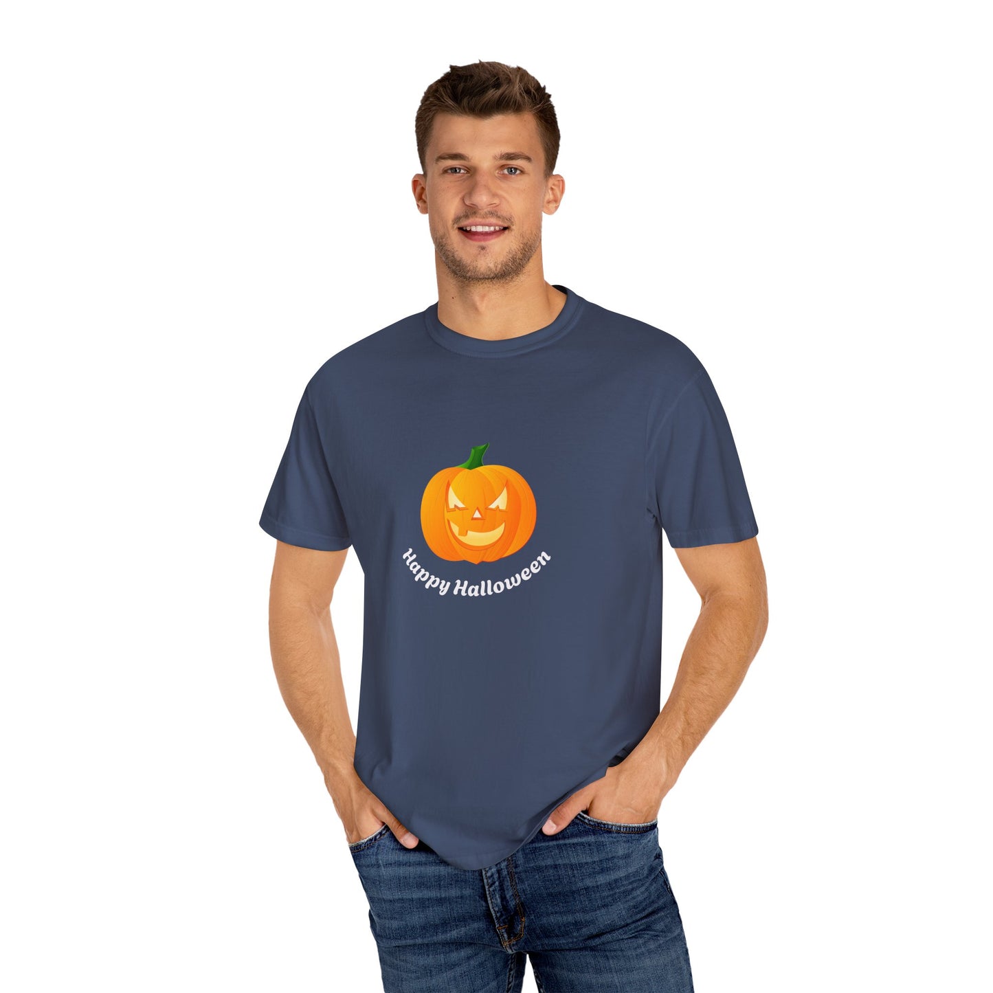Halloween Pumpkin T-Shirt, Unisex Fall Shirt, Spooky Tee, Autumn Casual Wear, Trick or Treat Costume
