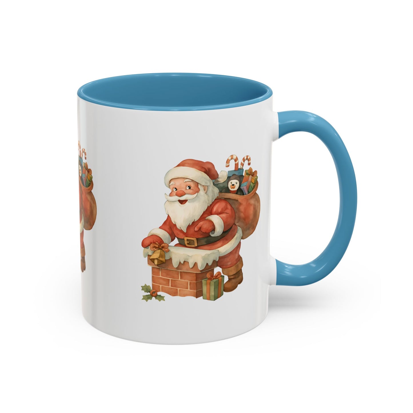 Festive Santa Coffee Mug, Holiday Gift, Christmas Decorations, Cozy Kitchen, Unique Mug, Santa-Themed Drinkware