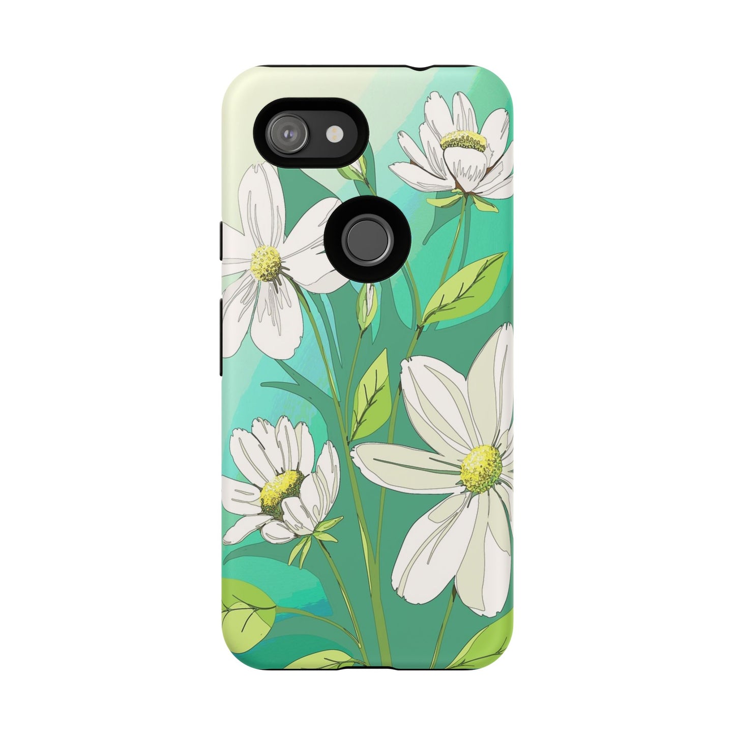 Floral Phone Case, Tough Cases, Flower Design, Nature Inspired, Eco-Friendly Cover, Unique Gift for Her, Spring Accessories