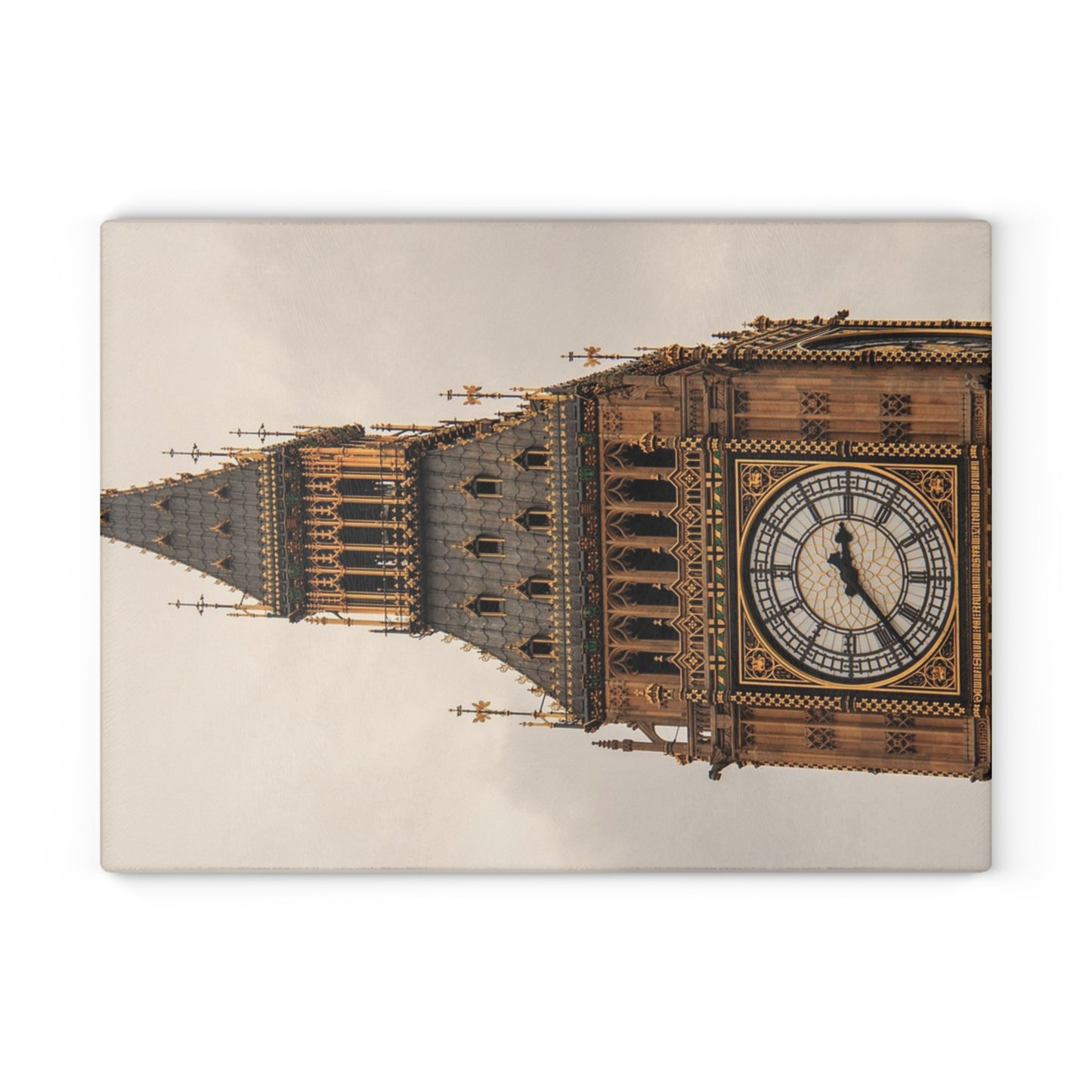 Big Ben Glass Cutting Board, Unique Kitchen Decor, Chef Gift, Housewarming Essentials, London Themed Kitchenware