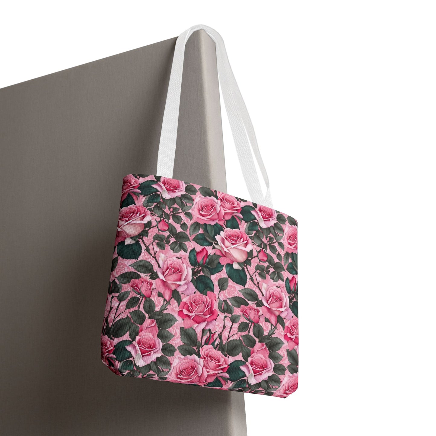 Pretty Pink Floral Tote Bag, Stylish Reusable Bag, Shopping Tote, Gift for Her, Eco-Friendly, Mother's Day Gift