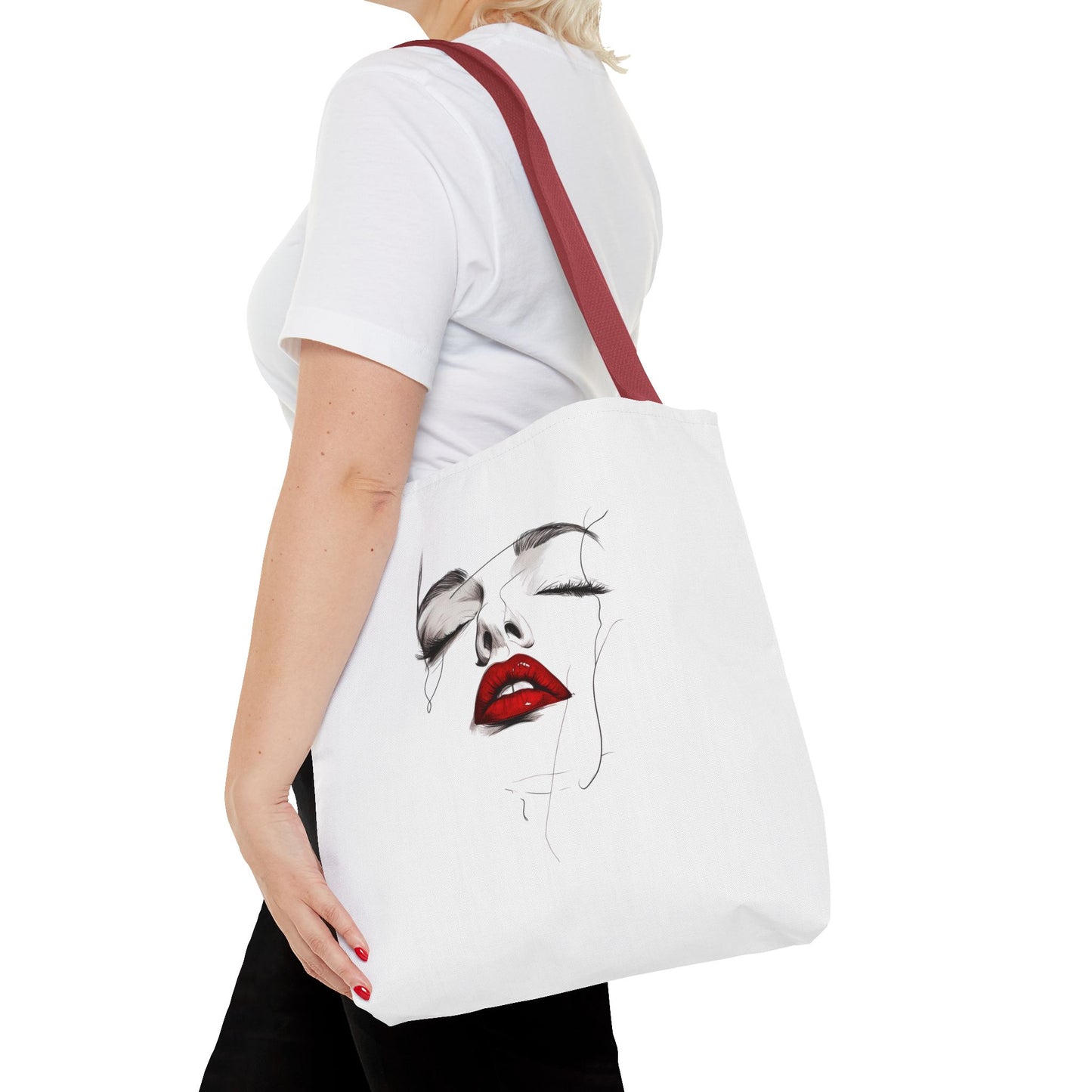 Chic Art Tote Bag, Fashion Tote, Stylish Handbag, Unique Gift, Art Lover’s Bag, Everyday Essentials, Casual Accessory