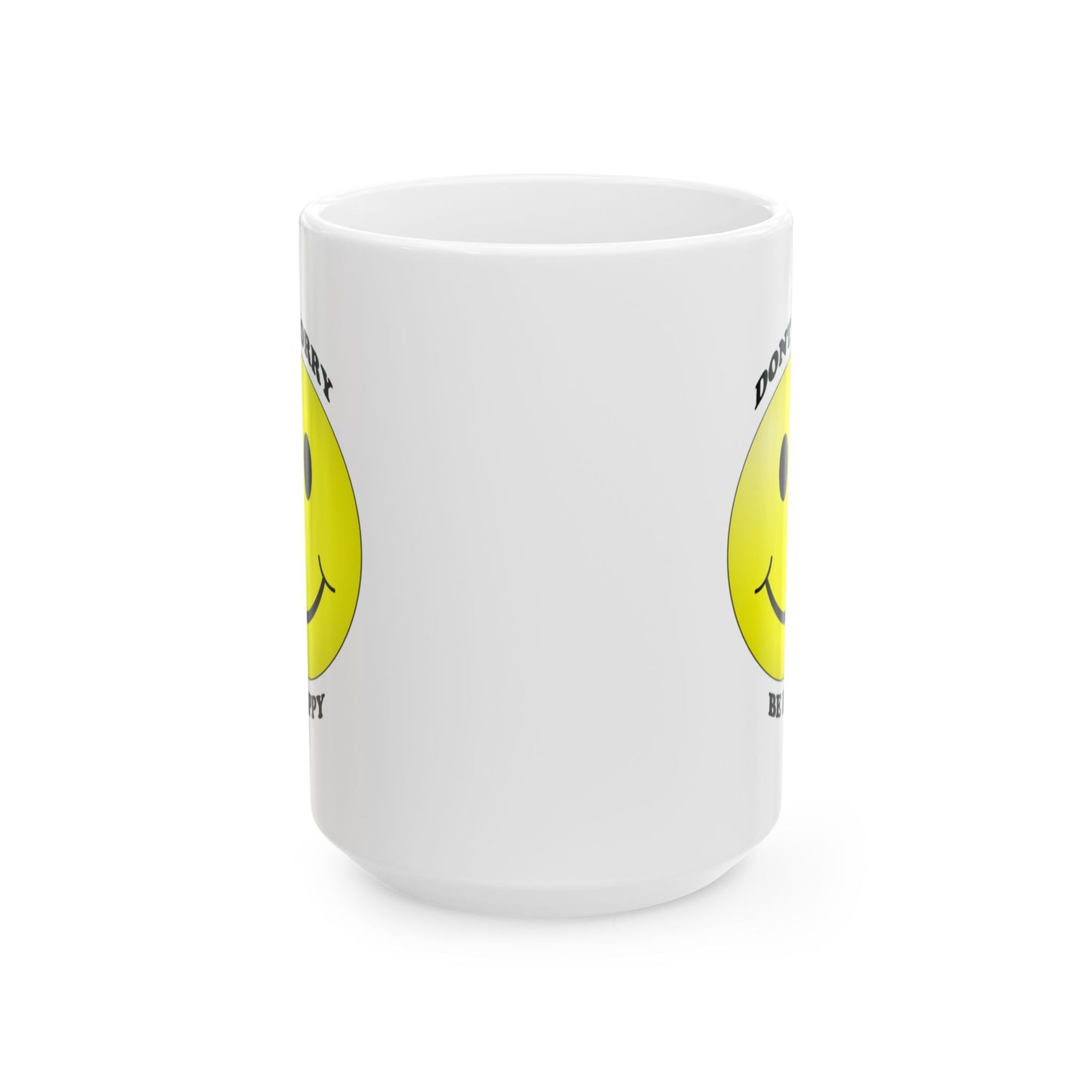 Cheerful Smile Ceramic Mug - Perfect Gift for Coffee Lovers, Birthday, Home Office, Friendship, Gift for Him or Her