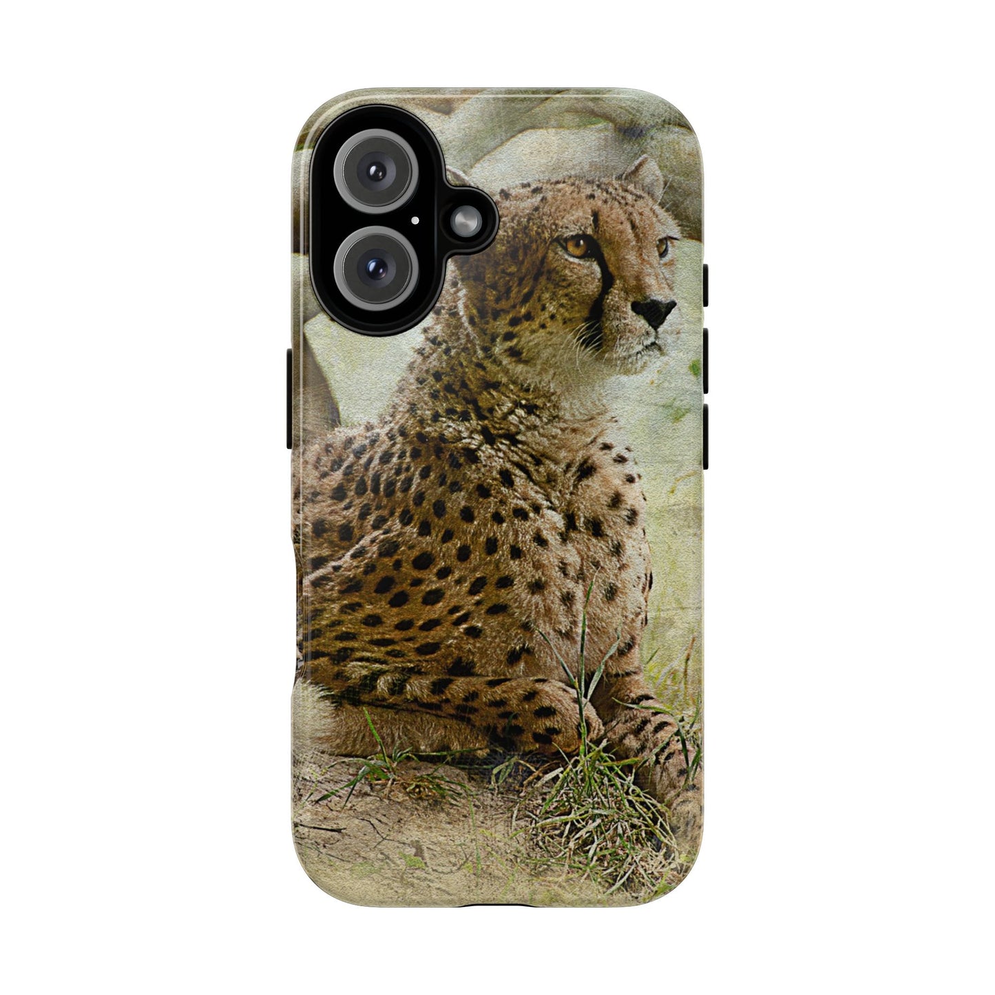 Cheetah Phone Case, Tough Cases, Animal Lover Gift, Wildlife Protection, Eco-Friendly Mobile Cover, Unique Phone Accessory