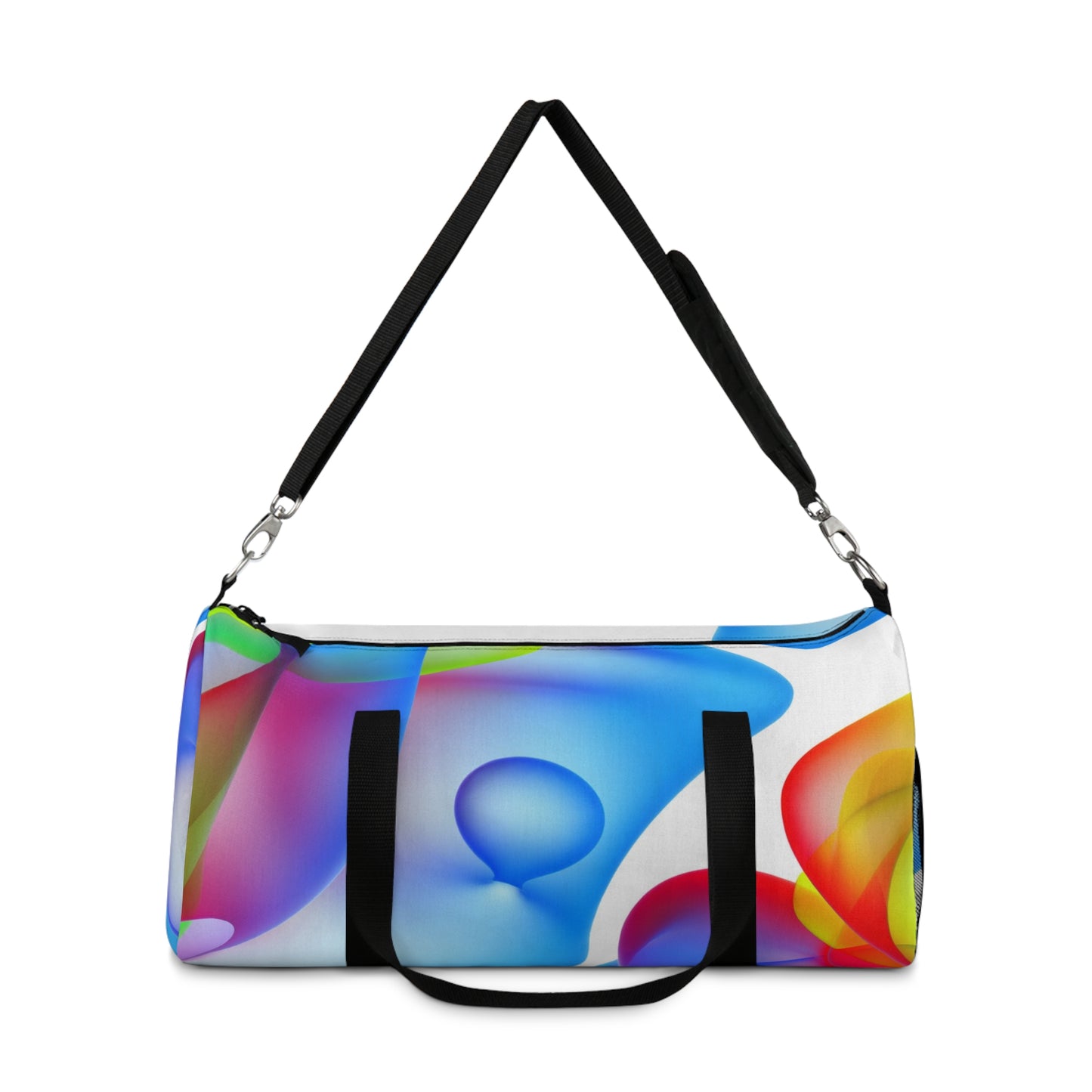Vibrant Colorful Duffel Bag, Gym Bag, Travel Tote, Weekend Luggage, Sporty Carryall, Perfect for Sports, Yoga, Travel