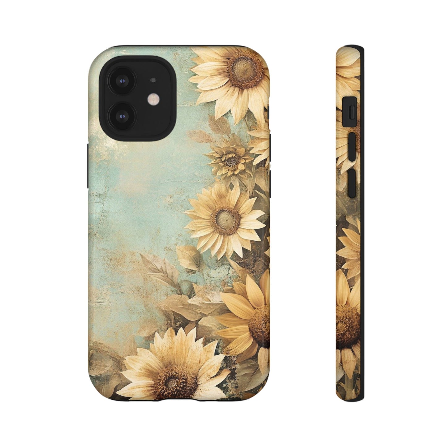 Sunflower Phone Case, Tough Shell Floral Cover, Nature Inspired Gift, Durable Protective Case, Perfect for Spring and Summer