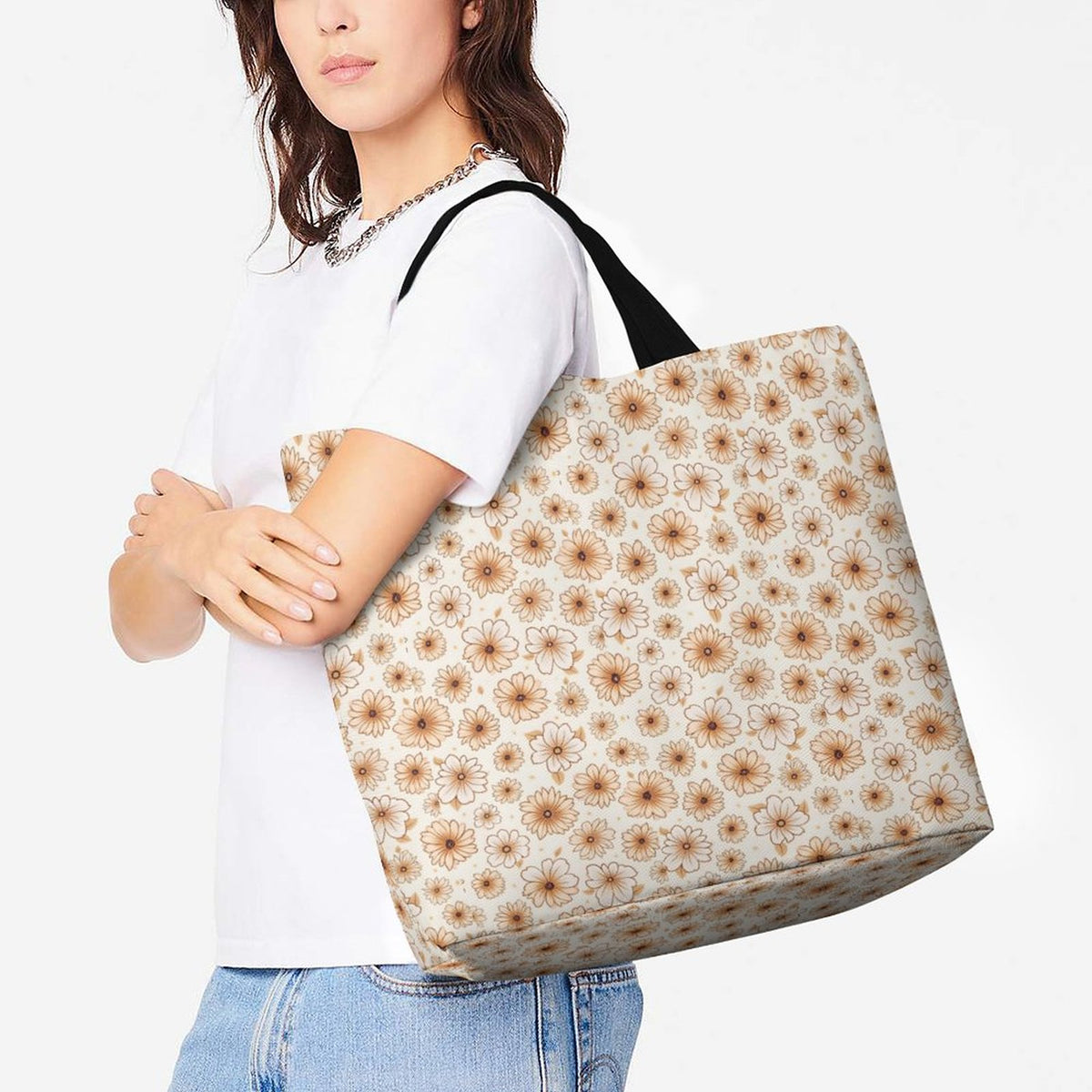 Large One Shoulder Shopping Bag
