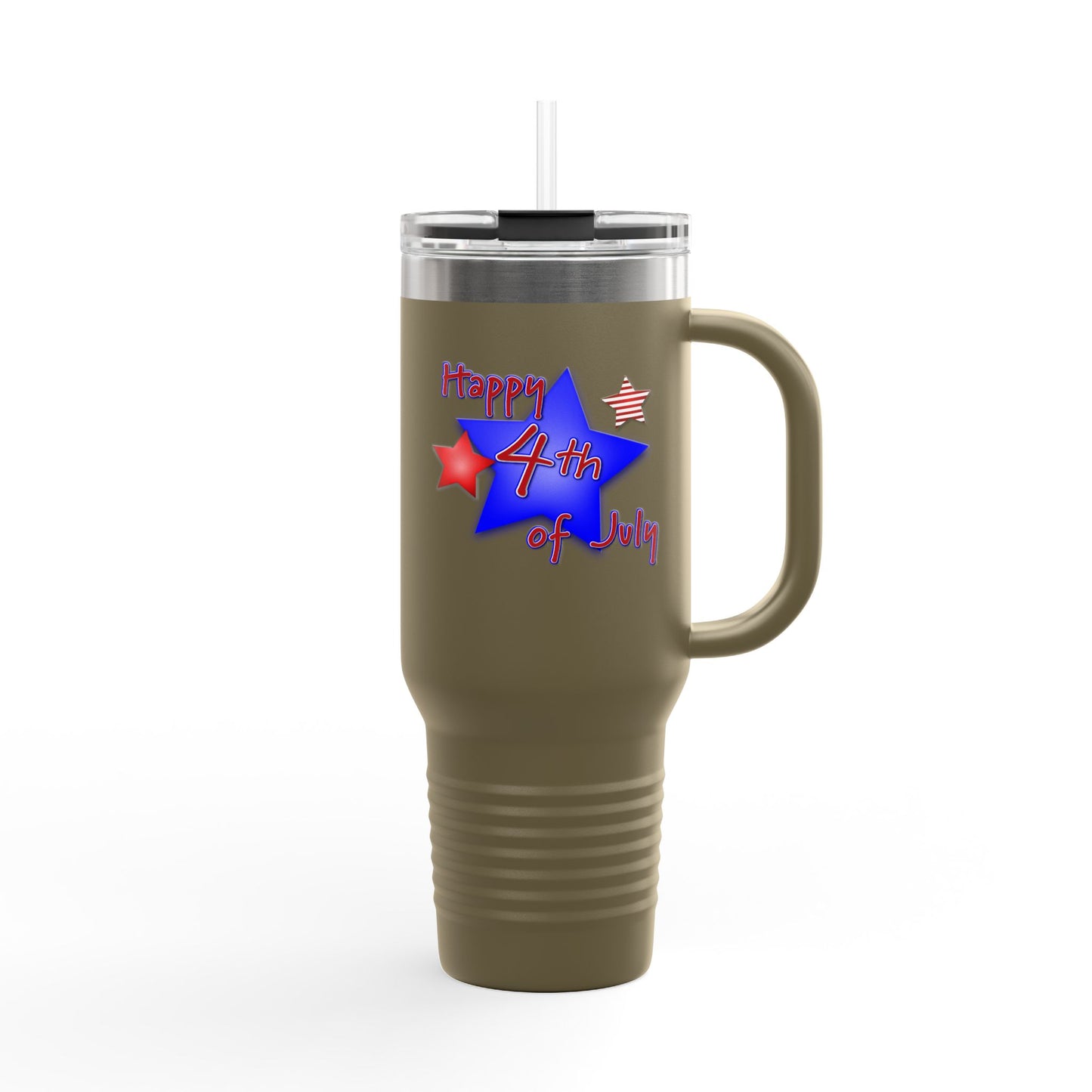 Insulated Travel Mug, 40oz Patriotic