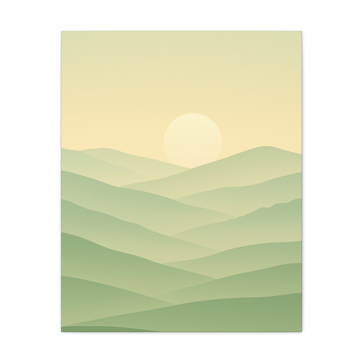 Matte Canvas, Stretched, 1.25" Sunset or Sunrise