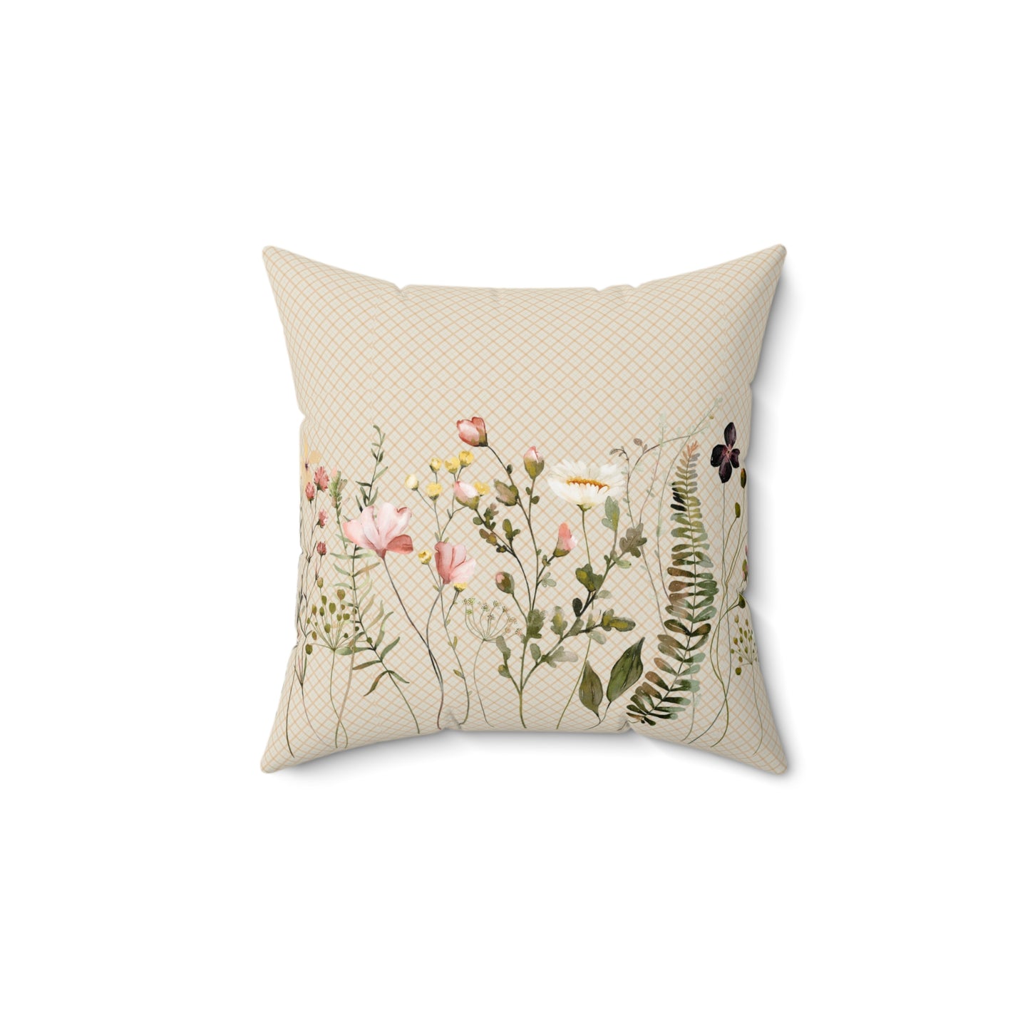 Floral Decorative Pillow, Cozy Couch Cushion, Spring Home Accent, Floral Throw Pillow, Gift for Gardener, Flower Lover