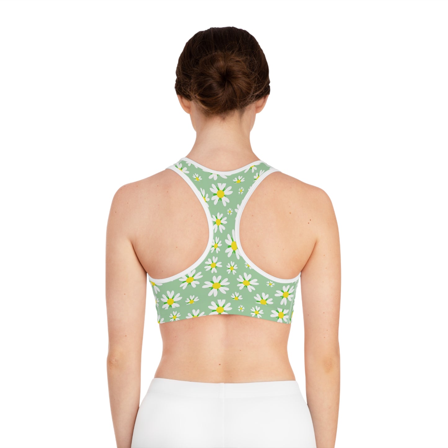Floral Sports Bra, Activewear, Fitness Top, Workout Gear, Gym Wear, Spring Fashion