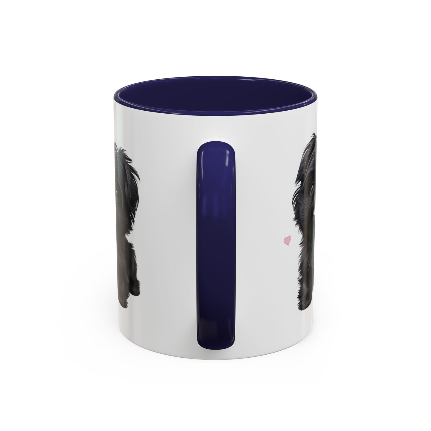 Cute Pug Accent Coffee Mug, Pet Lover Gift, Coffee Cup, Dog Mom Mug, Black Dog Ceramic Mug