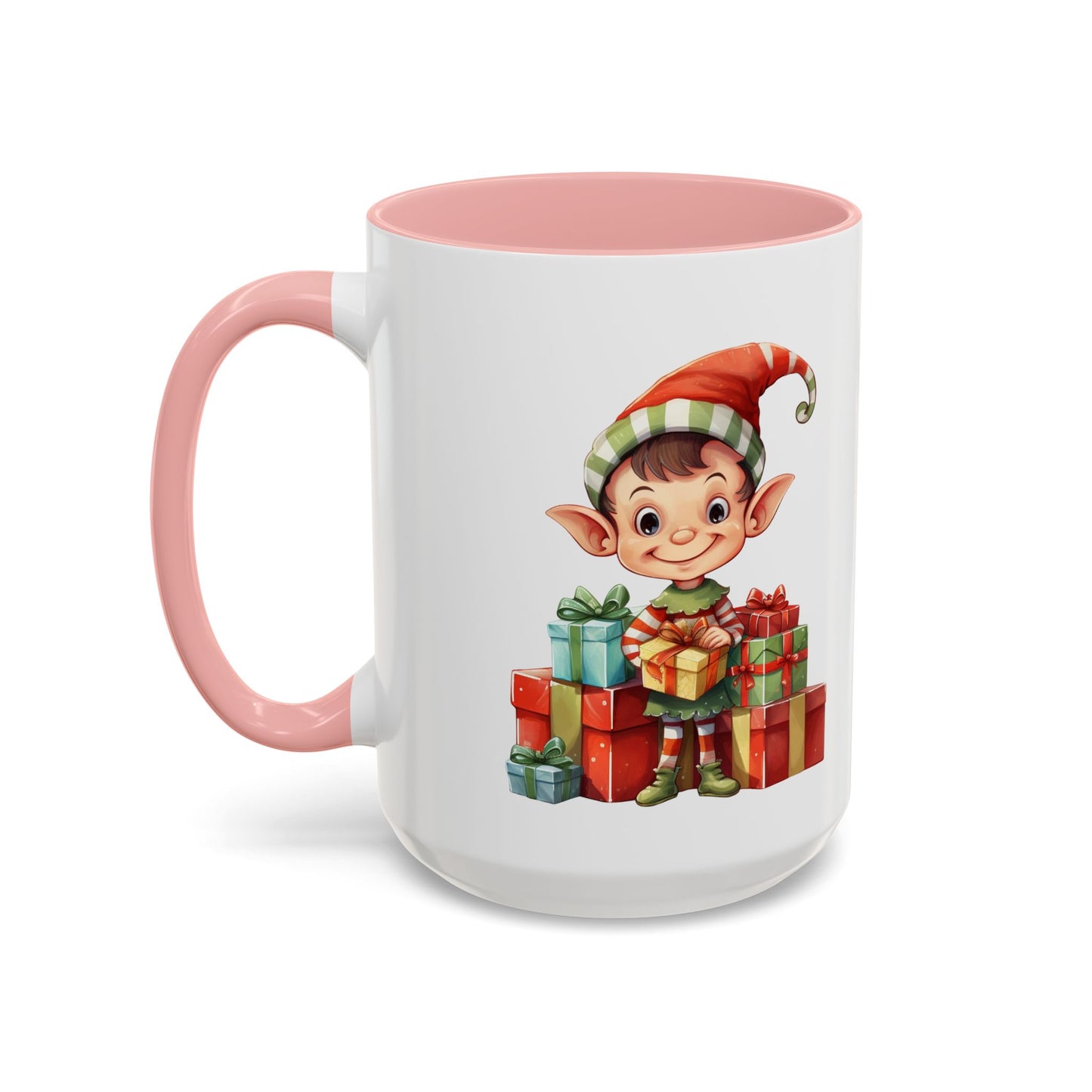 Holiday Elf Coffee Mug - Festive Gift Mug, Christmas Decor, Cute Elf Mug, Coffee Lover Gift, Winter Holiday Drinkware