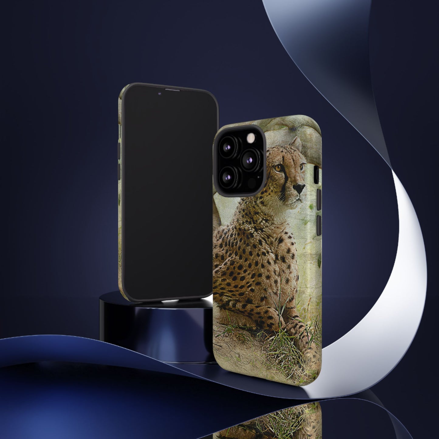 Cheetah Phone Case, Tough Cases, Animal Lover Gift, Wildlife Protection, Eco-Friendly Mobile Cover, Unique Phone Accessory