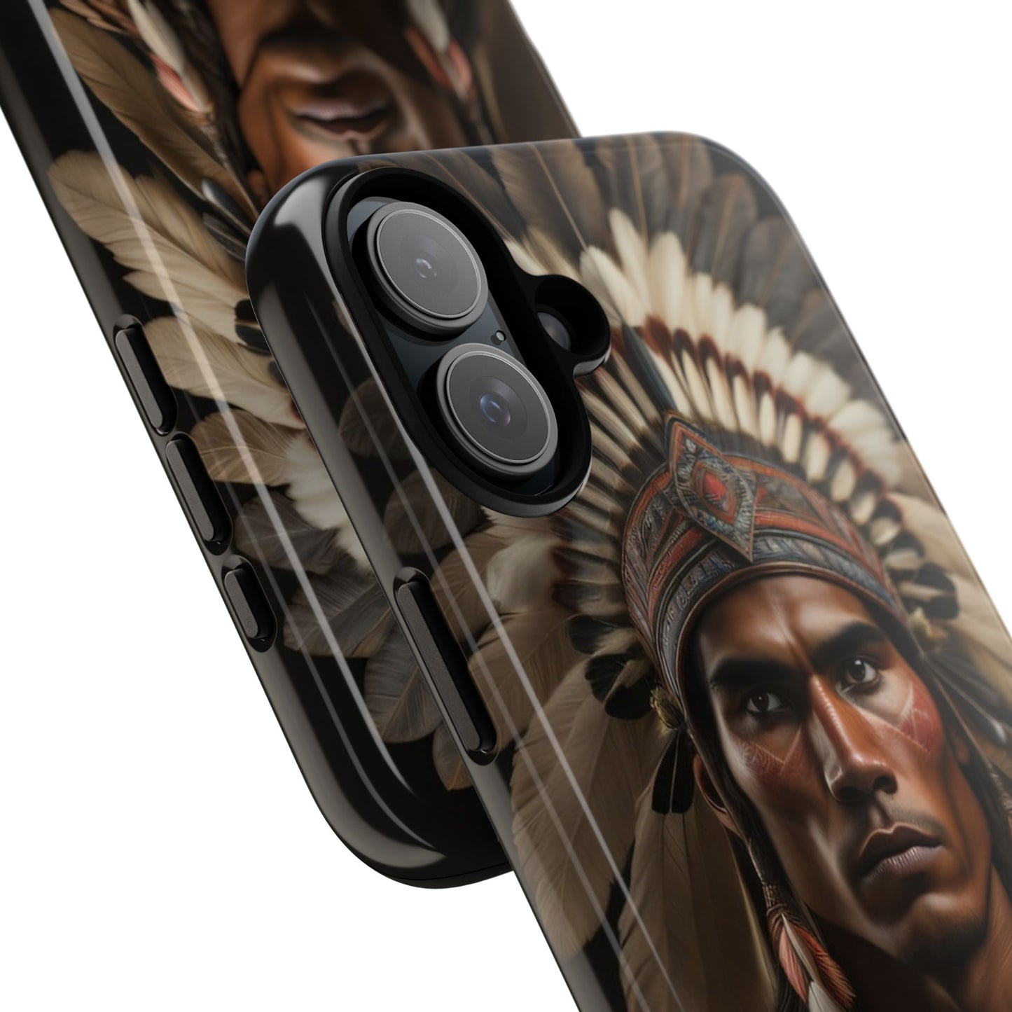 Native American Art Phone Case, Strong Culture Design, Unique Gift for Him or Her, Tough Cases, Customizable Protector, Tribal Style
