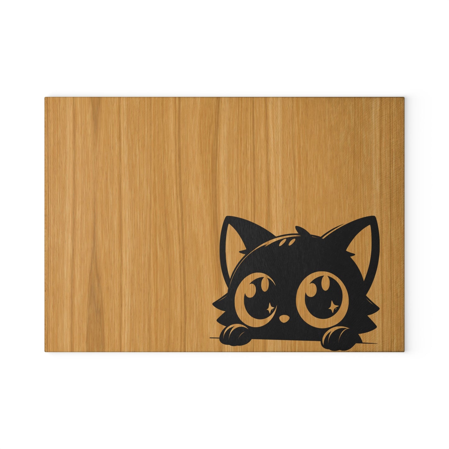 Cute Cat Glass Cutting Board, Kitchen Decor, Gift for Cat Lovers, Unique Kitchenware, Cooking Accessory, Pet-themed Housewarming Gift