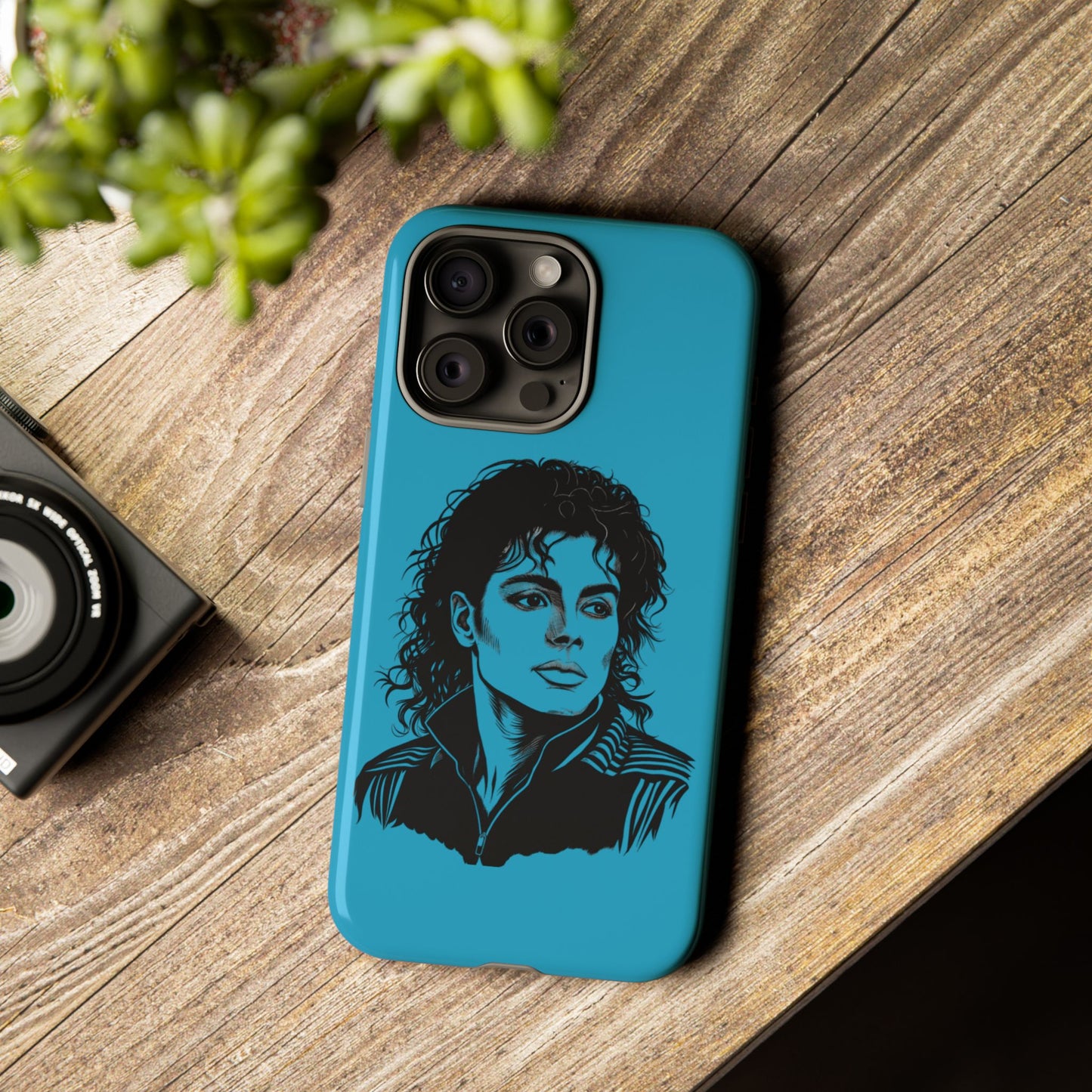 Michael Jackson Phone Case - Tough Cases, Pop Music Gifts, Retro Art, Unique Phone Accessories, Vintage Design