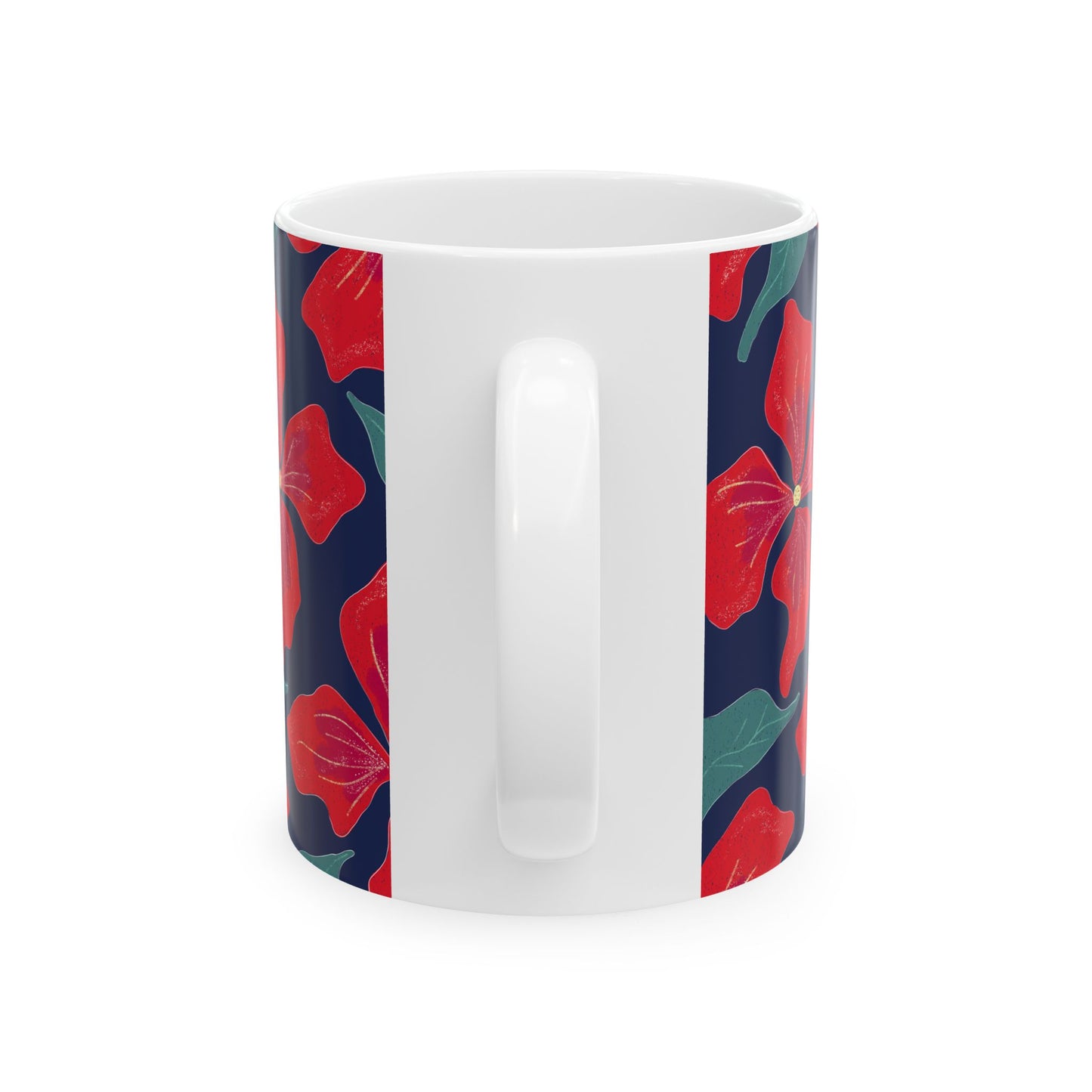 Vibrant Floral Ceramic Mug | Coffee Tea Cup, Gift for Her, Home Décor, Birthday, Mother's Day, Eco-Friendly