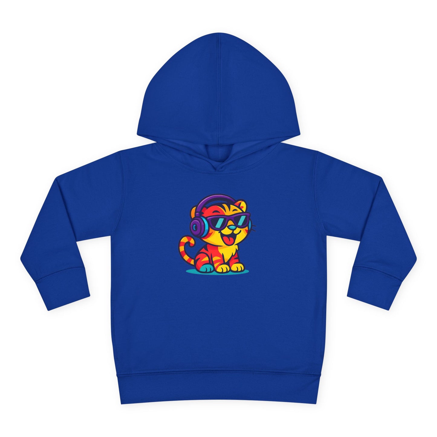 Colorful Tiger Hoodie for Toddlers | Fun Pullover for Kids, Cute Toddler Apparel, Kids' Gift, Birthday Present, Playtime Wear