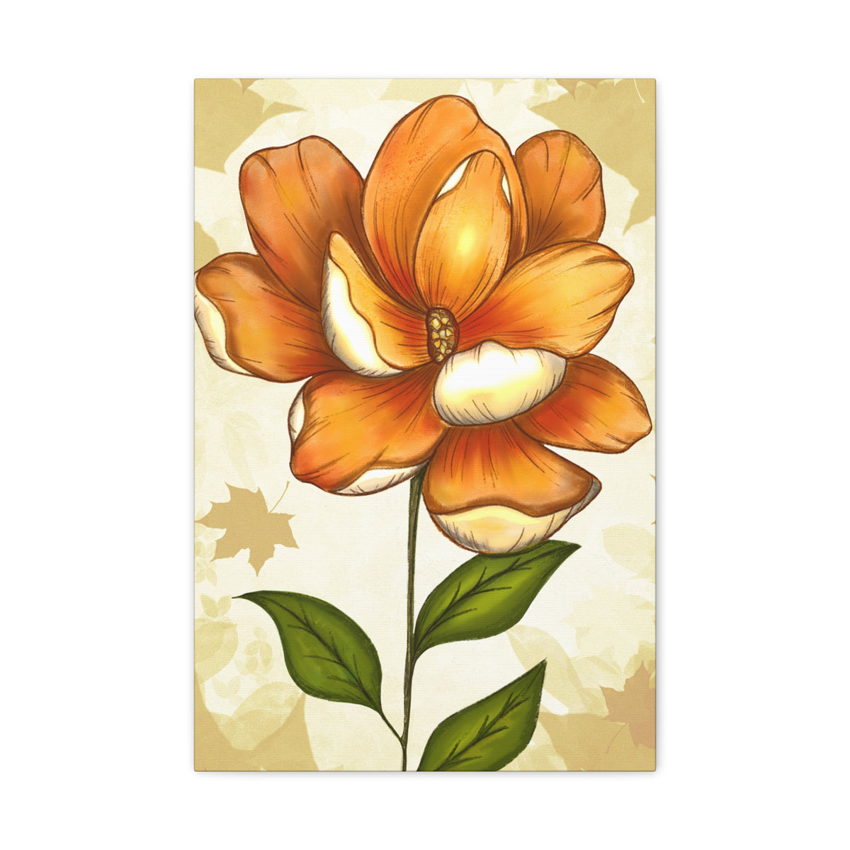 Copy of Matte Canvas, Stretched, 1.25" Tulips Pink and Purple Flowers