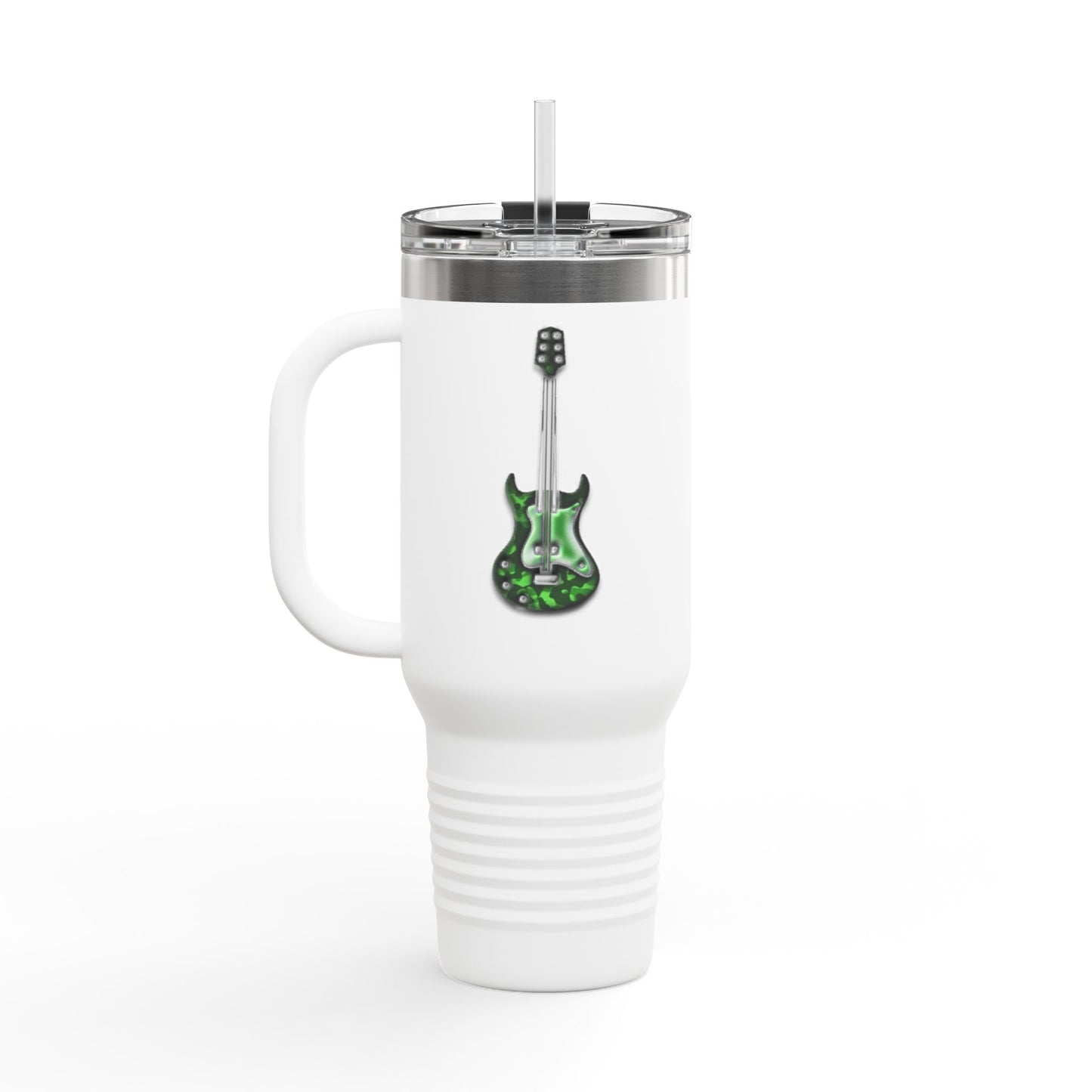 Rockin' Insulated Travel Mug, 40oz - Perfect for Concerts, Road Trips, Gifts for Musicians, Guitar Lovers, Eco-Friendly Coffee Cups