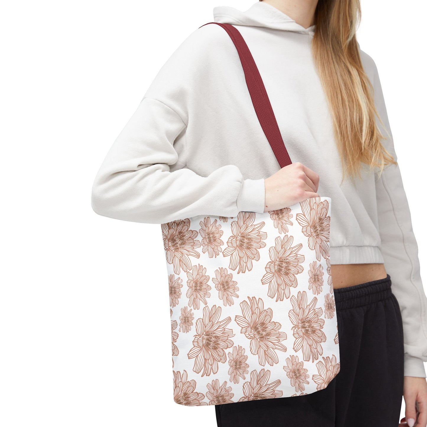 Floral Tote Bag | Stylish Reusable Shopping Bag | Eco-Friendly Gift | Beach, Gym, Grocery, Travel, Market
