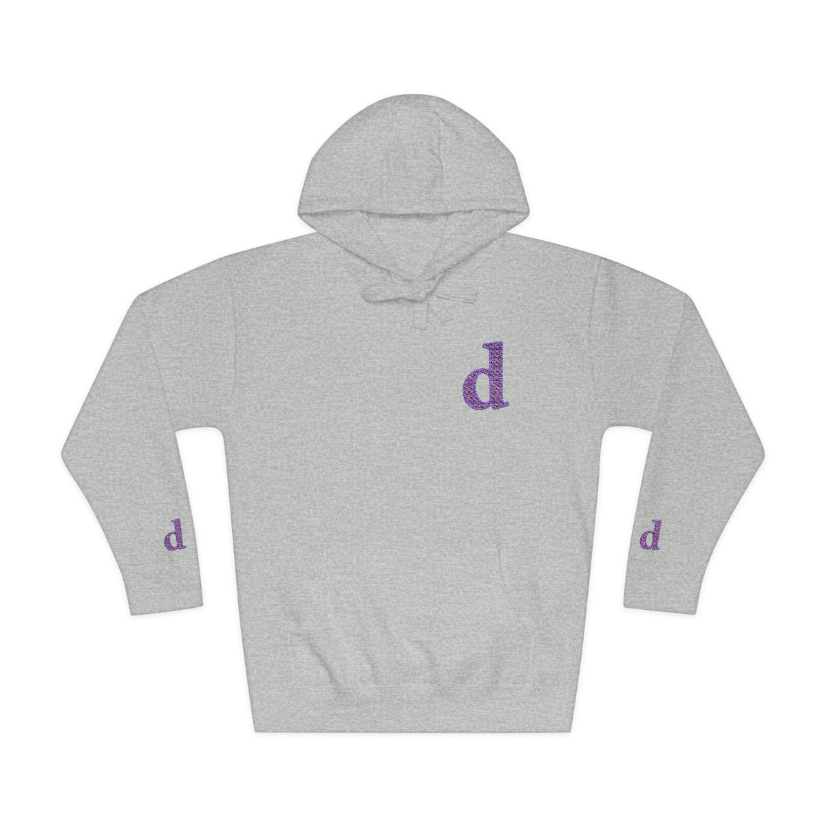 Floral Initial Unisex Fleece Hoodie | Cozy Casual Wear, Gifts for Her, Monogrammed Hooded Sweatshirt, Fall Fashion, Birthday Present