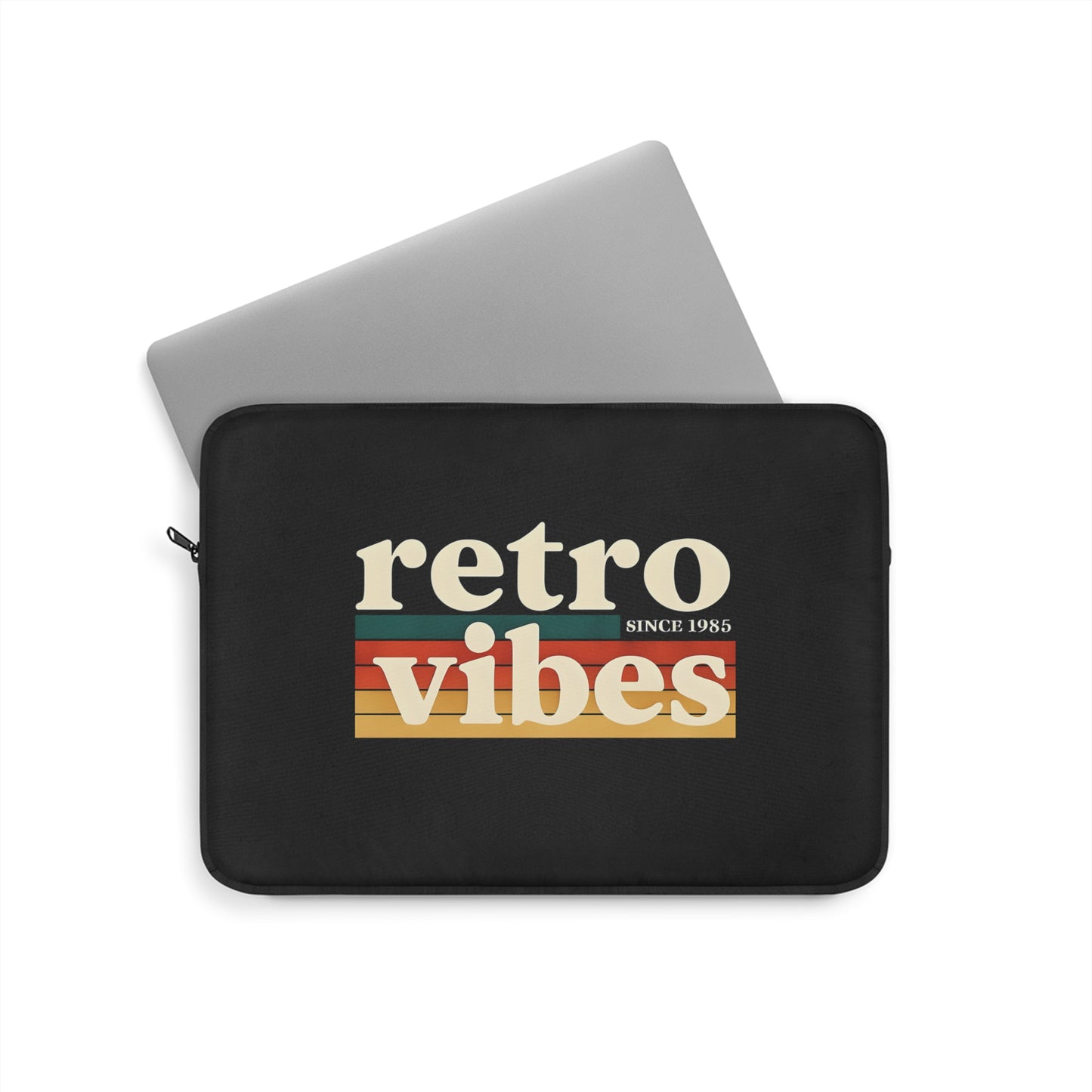 Retro Vibes Laptop Sleeve - Stylish Tech Accessory for Students, Professionals, Tech Lovers, Unique Gift for Birthdays, Holidays