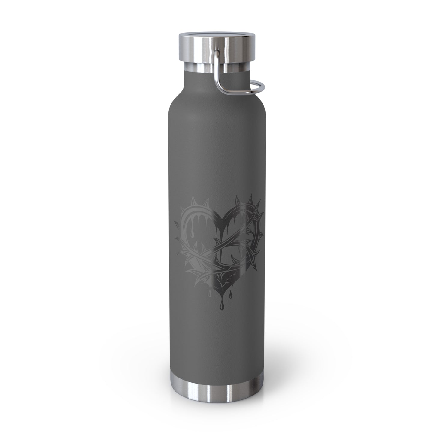 Stylish Insulated Water Bottle, Travel Flask, Gift for Him/Her, Fitness Bottle, Eco-Friendly Drinkware, 22oz Copper Design