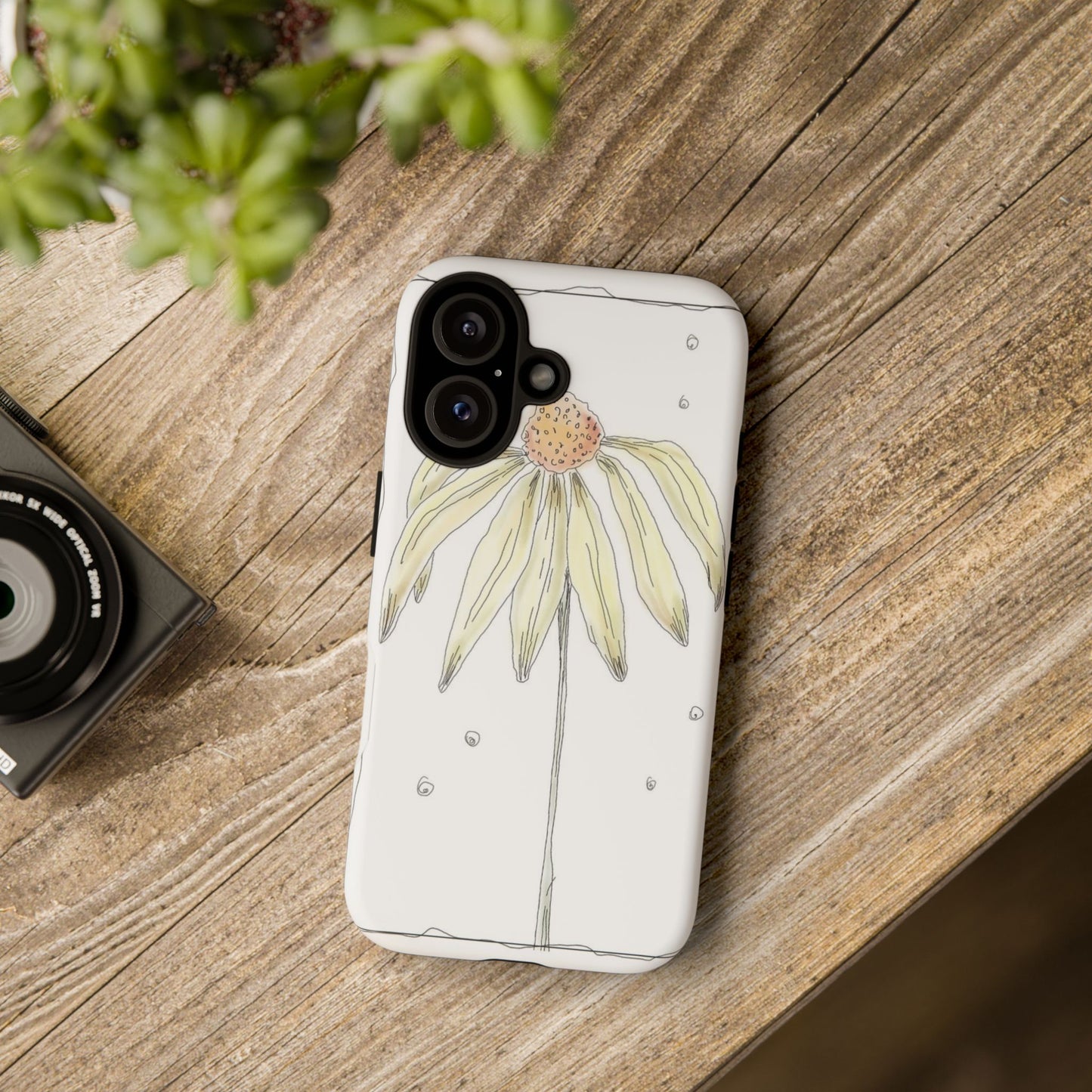 Flower Phone Case with Delicate Design, Tough Phone Cover, Nature Lover Gift, Floral Tech Accessory, Stylish Phone Protection