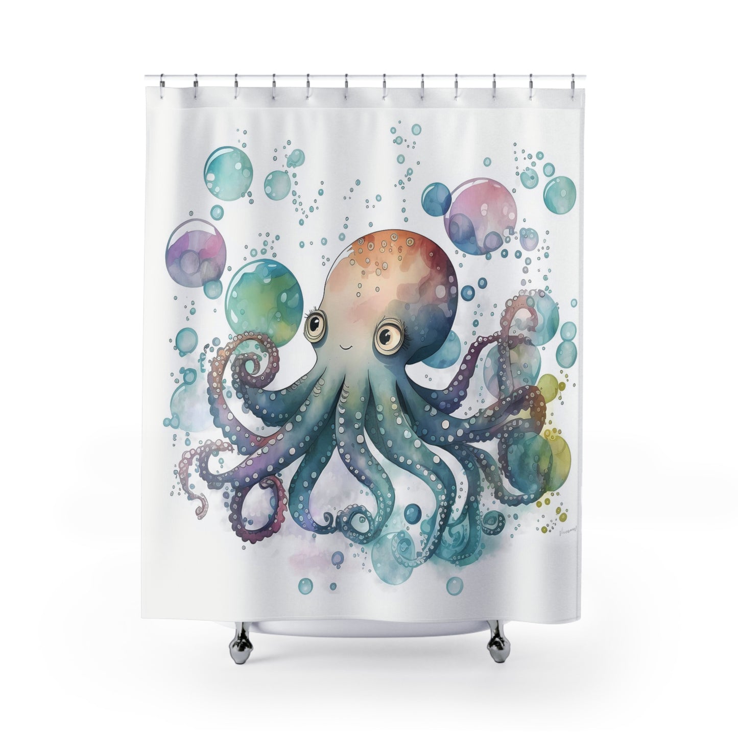 Shower Curtains - Octopus