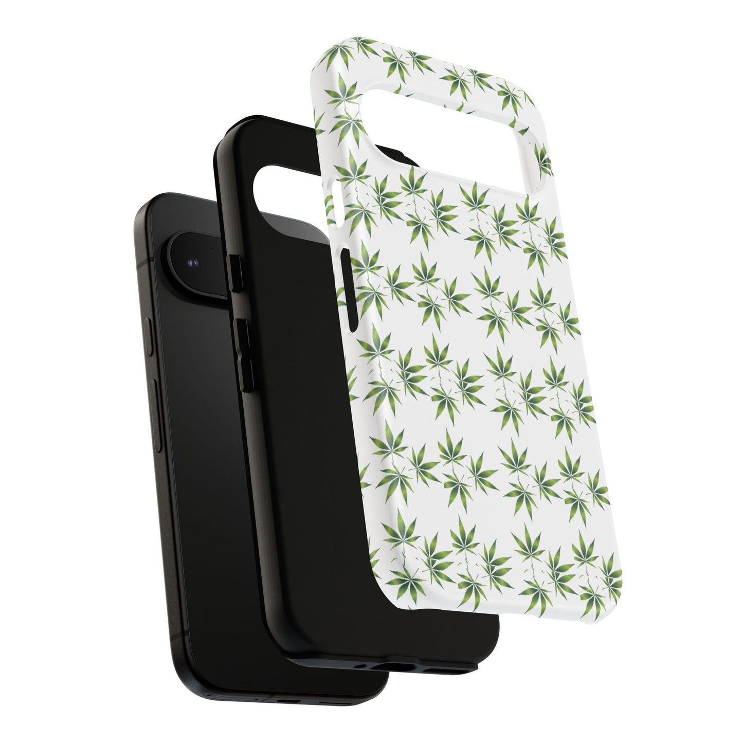 Stylish Phone Case with Cannabis Leaf Design, Durable Phone Cover, Gift for Stoner Friends, Unique Phone Accessory, Nature-Inspired Design