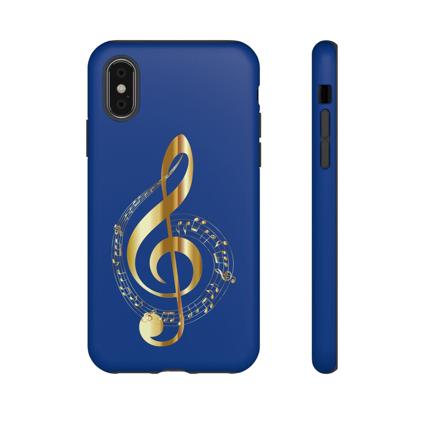 Tough Cases Blue and Gold Musical Note