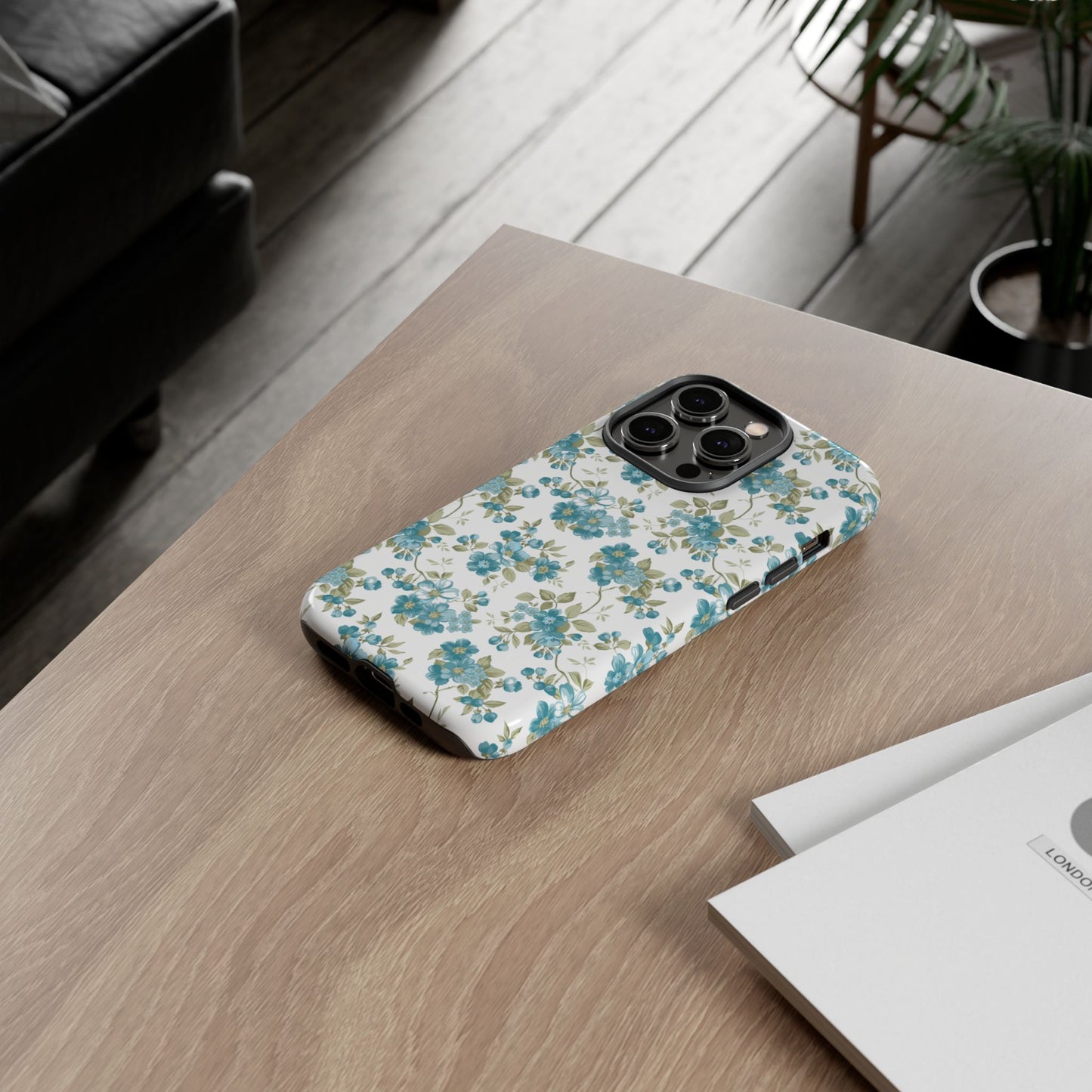 Floral Phone Case - Tough Cases, Durable Phone Cover, Cute Floral Design, Gift for Her, Trendy Phone Accessory, Spring Style