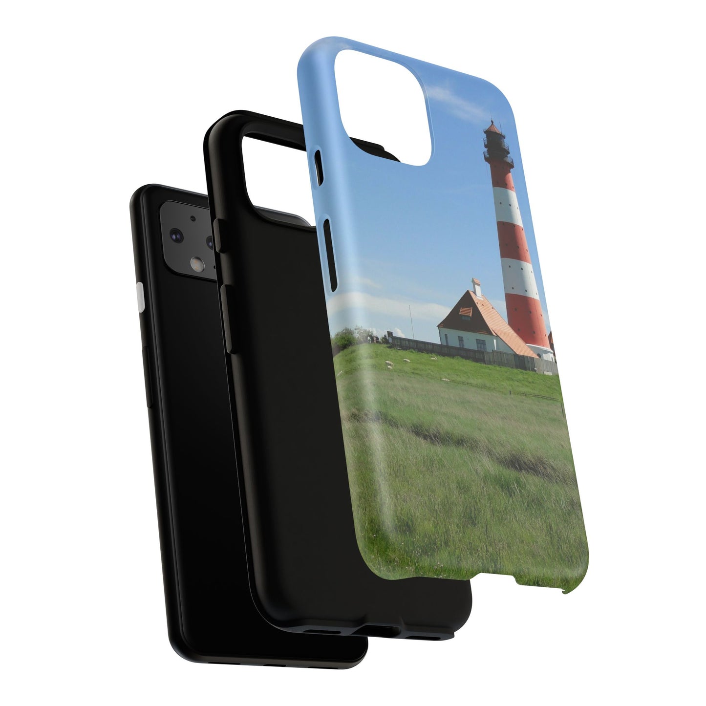 Lighthouse Phone Case - Coastal Vibes, Nautical Gift, Ocean Lover Accessory, Beach Aesthetic, Customizable Design