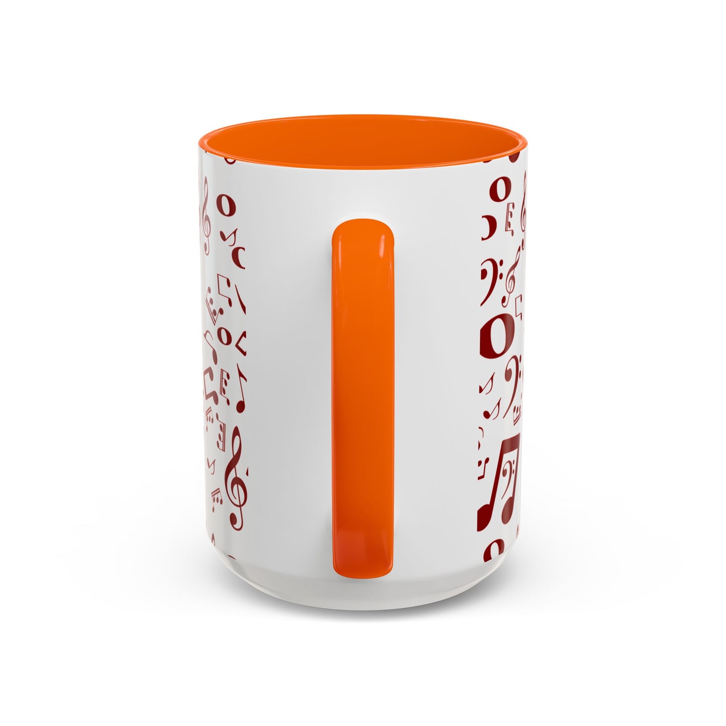 Accent Coffee Mug (11, 15oz) - Musical Notes