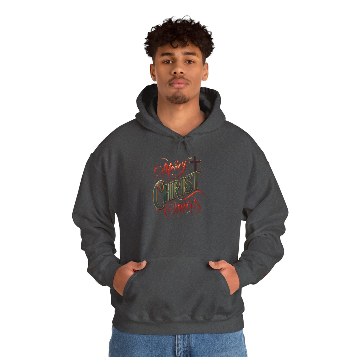 Merry Christmas Hoodie, Cozy Unisex Sweatshirt for Holiday Gatherings, Festive Gift Idea for Him/Her, Winter Apparel, Christmas Sweater