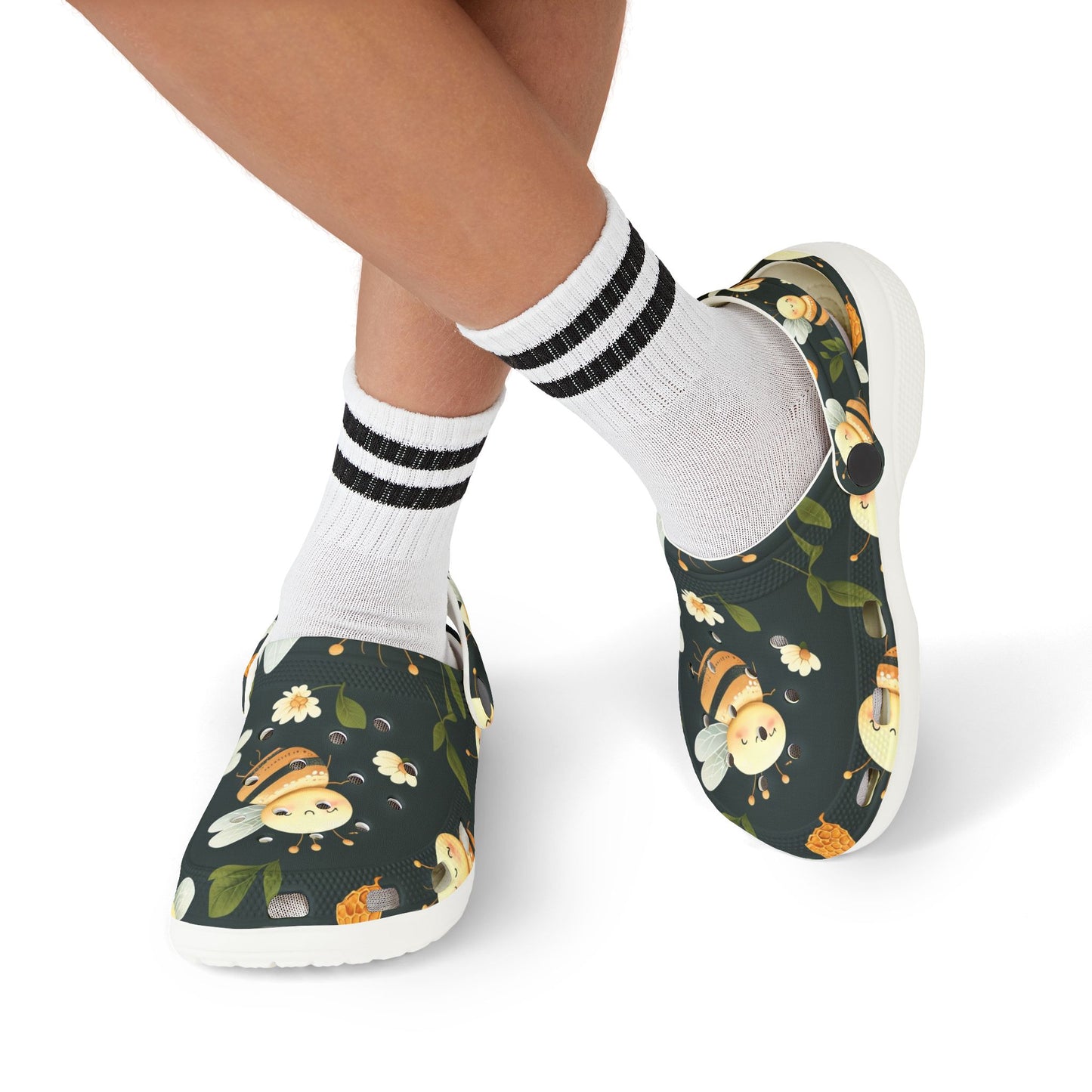 Bee-Themed Kid's EVA Foam Clogs - Perfect for Playtime, Summer, Garden Parties, Kids' Fashion, and Outdoor Adventures