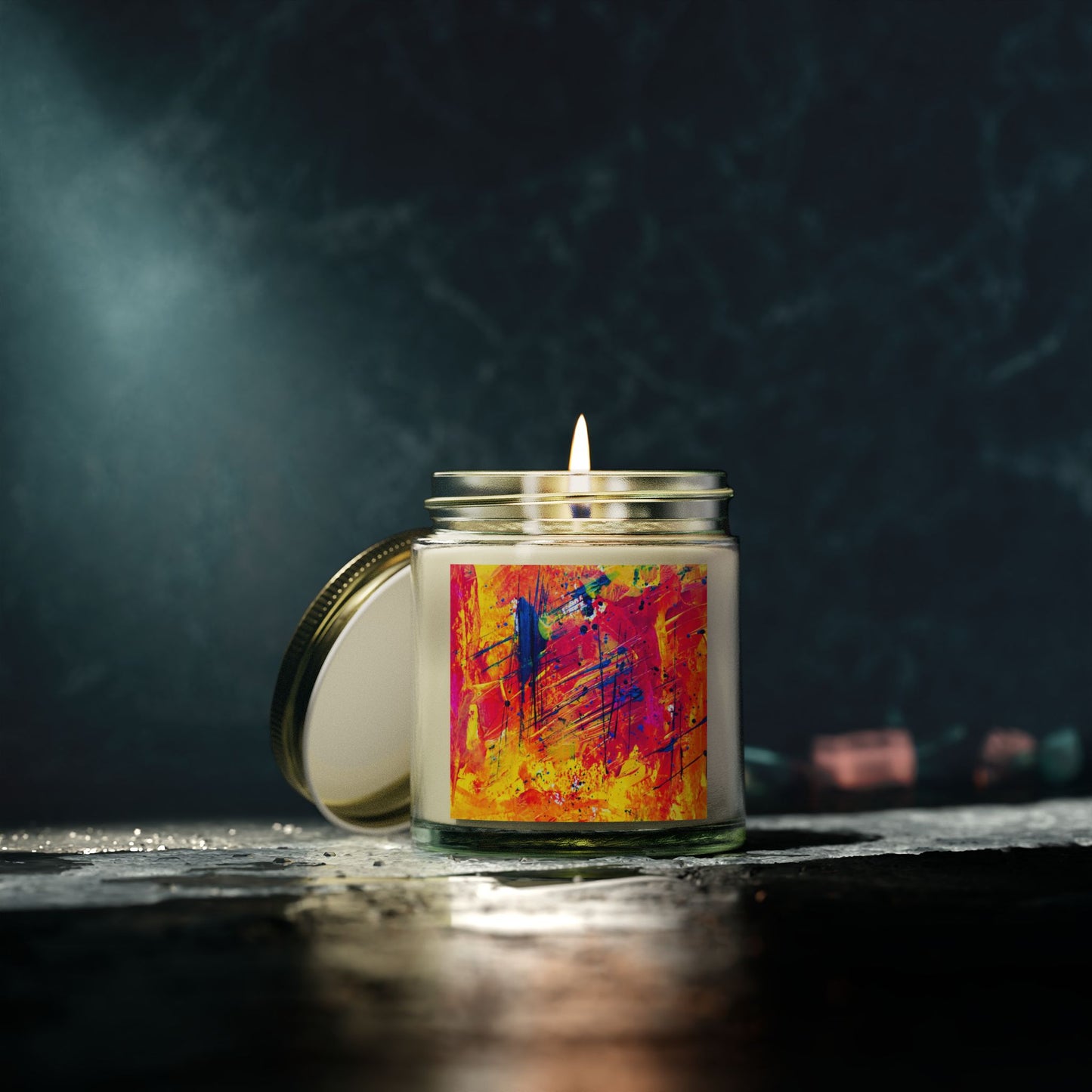 Vibrant Artistic Scented Candles - Perfect for Relaxation, Home Decor, Gifts, Celebrations, and Aromatherapy