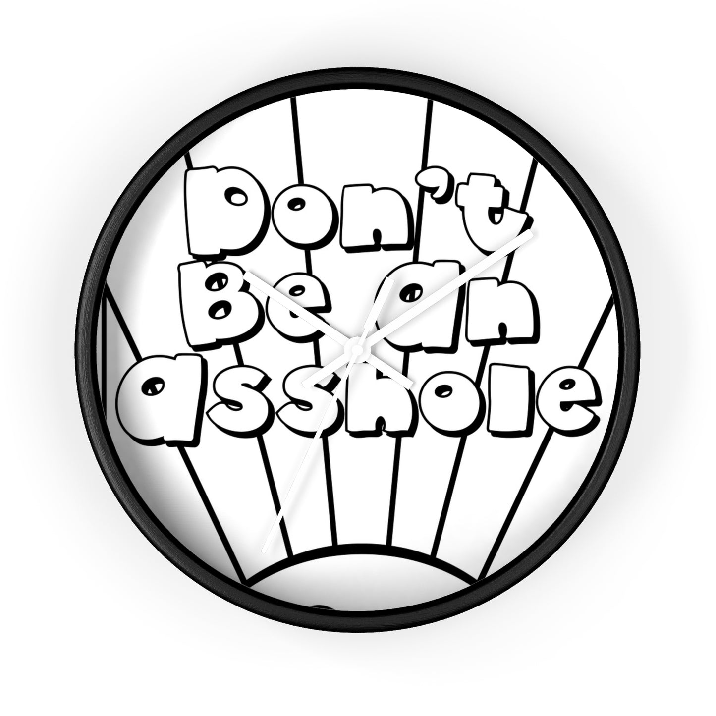 Playful Motivational Wall Clock - Perfect for Gifts, Home Decor, Office, Funny Quotes, Unique Timepieces