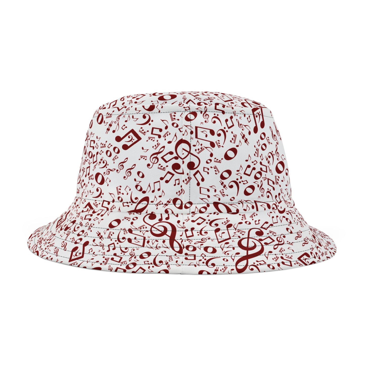 Musical Notes Bucket Hat for Music Lovers, Trendy Hat for Summer, Festival Accessory, Gift for Musicians, Unique Musician Gift